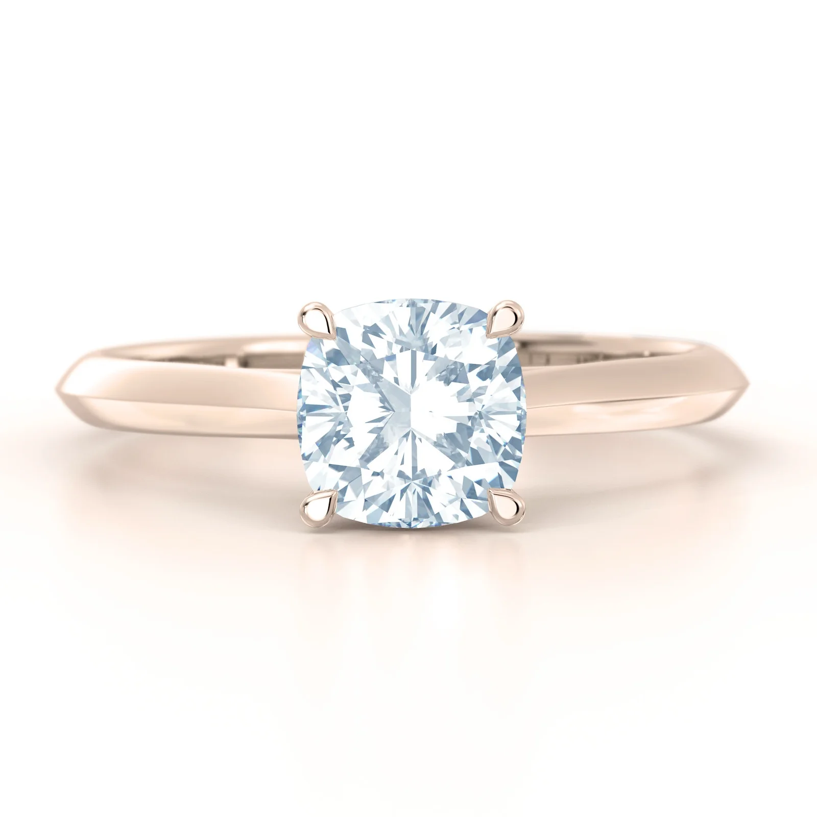 Cushion cut solitaire