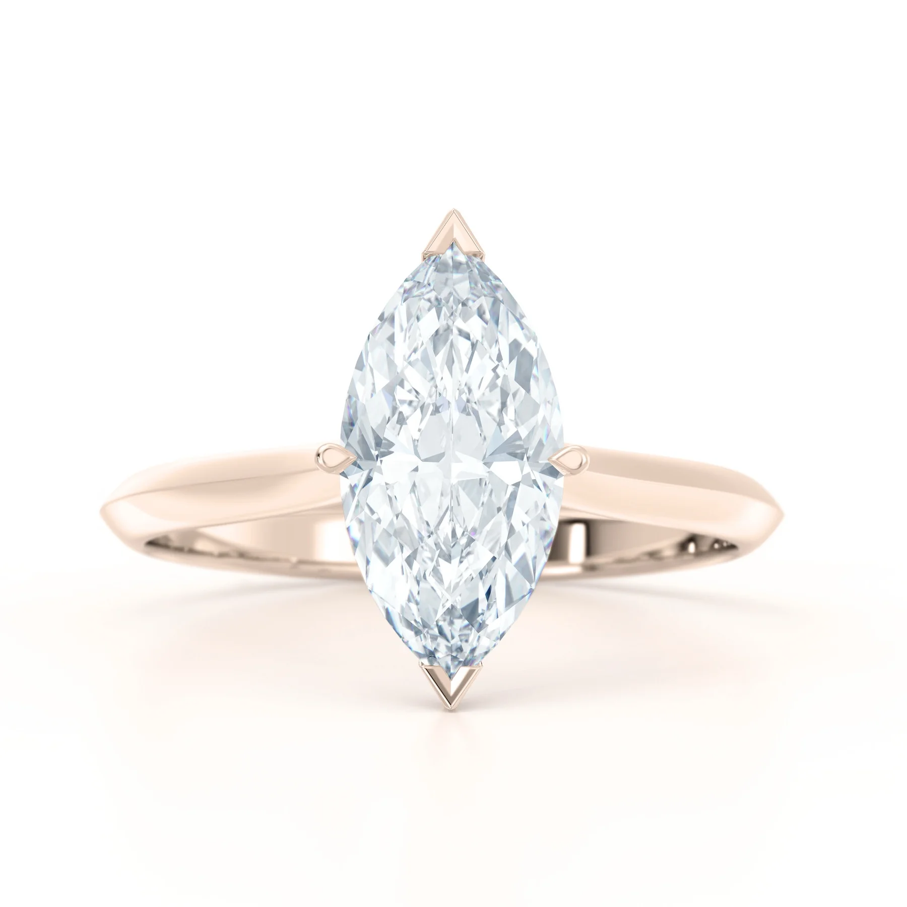 Marquise cut solitaire