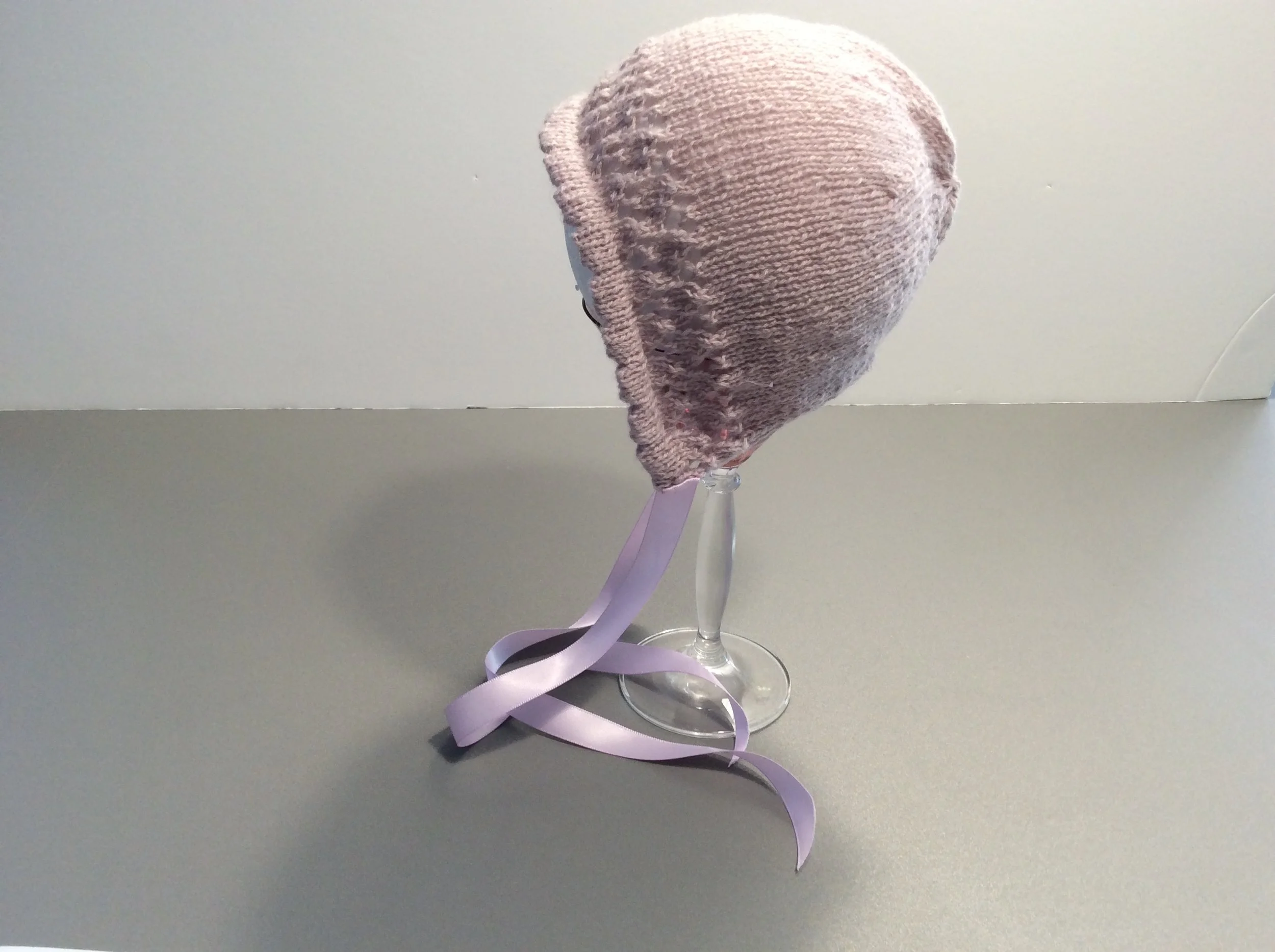 Cashmere baby bonnet   