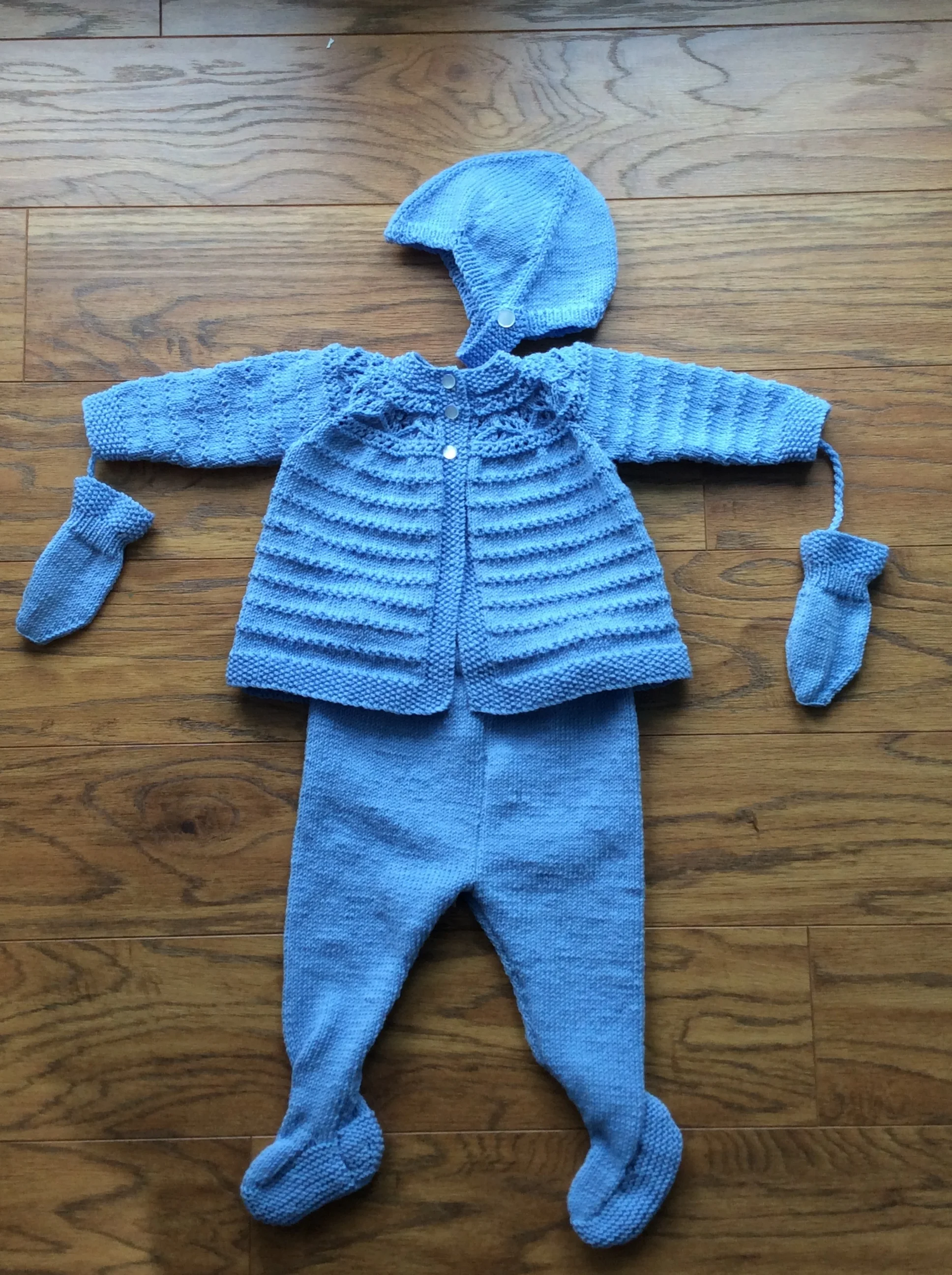 wool pram suit
