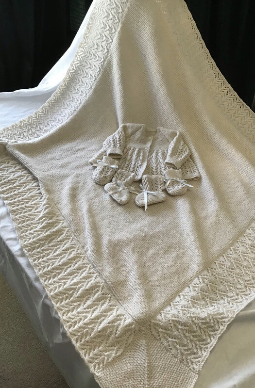 Cashmere baby shawls