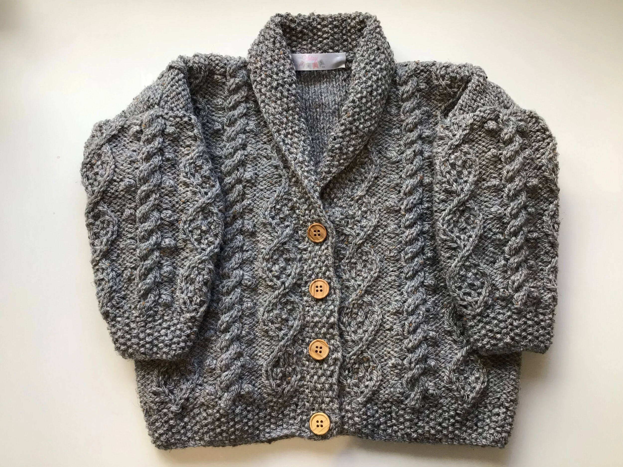 Hand knitted cardigan baby hotsell