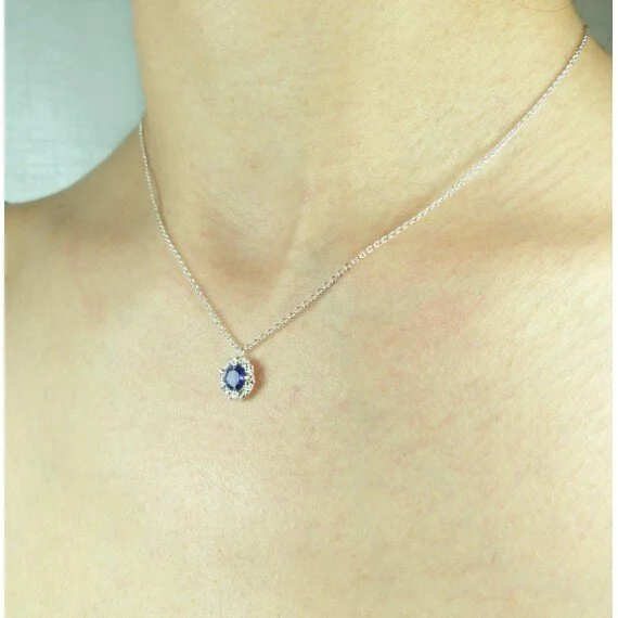 Iolite Silver Pendant Necklace | Aureus 