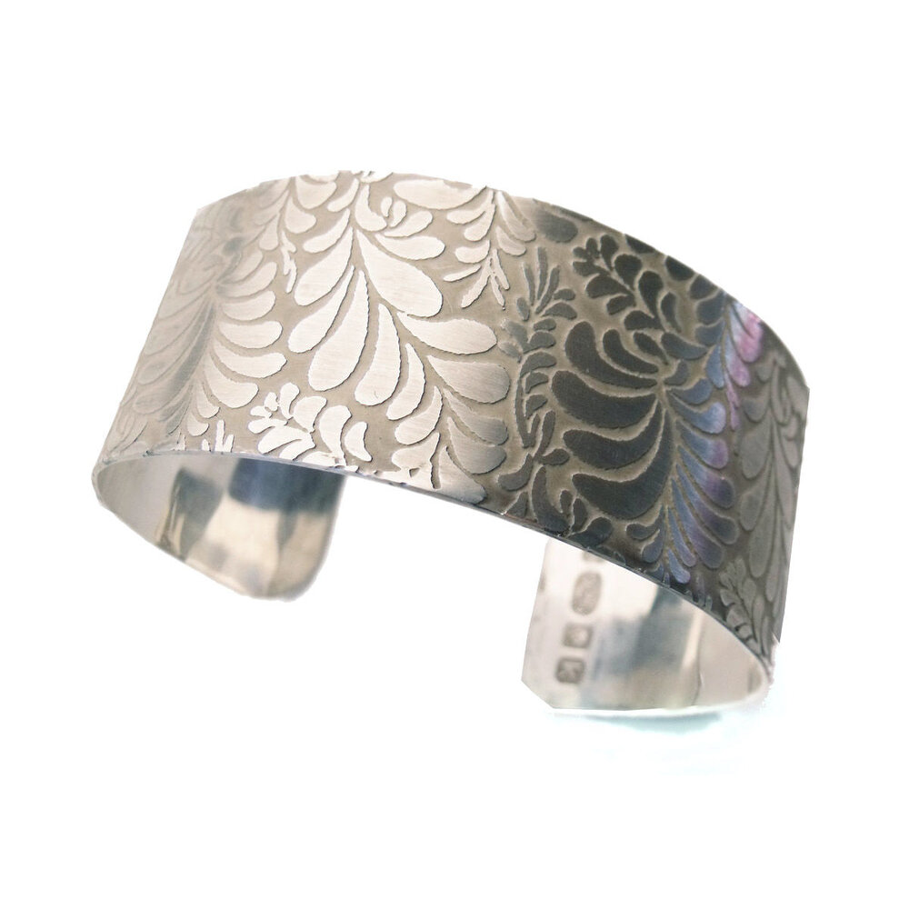 Plexus Silver Cuff Bracelet - Sterling Silver - MARIA DORAI RAJ