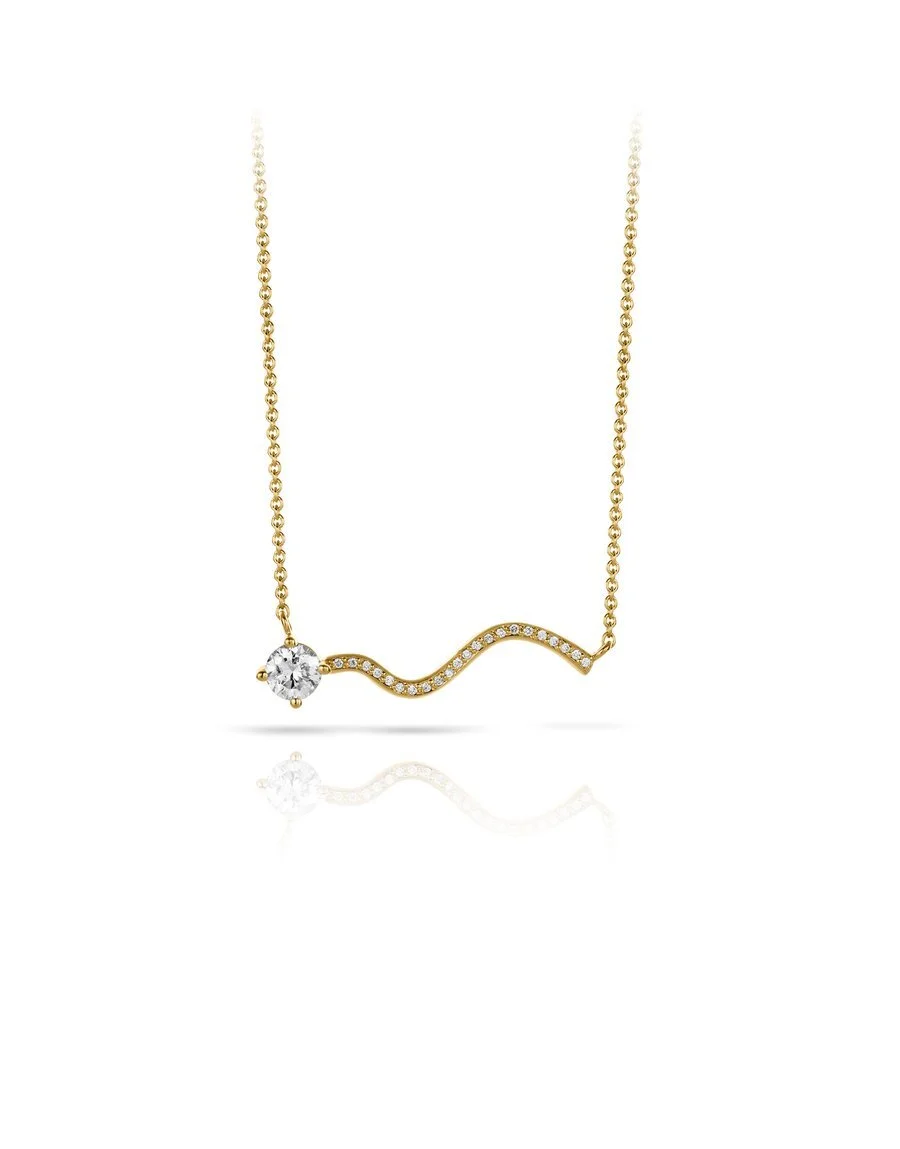 Petite Comete Diamond Necklace | Aureus 