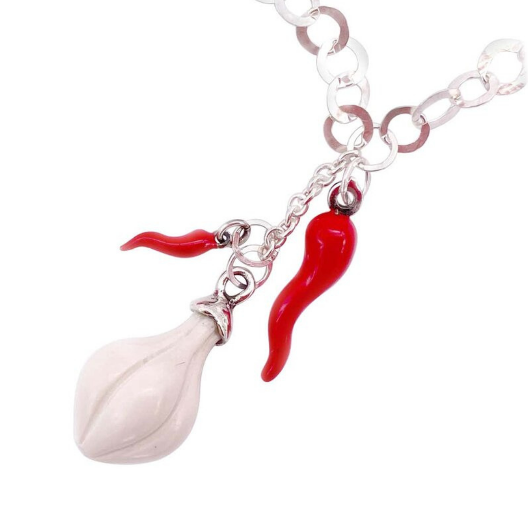 Garlic \u0026 Pepper Talisman Necklace 