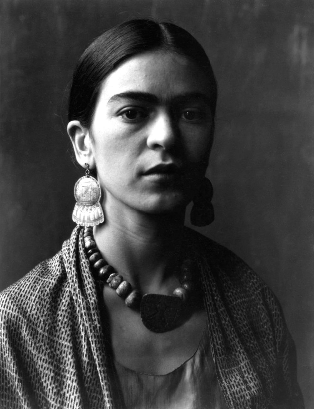   “Frida Kahlo” (1931) by Imogen Cunningham  
