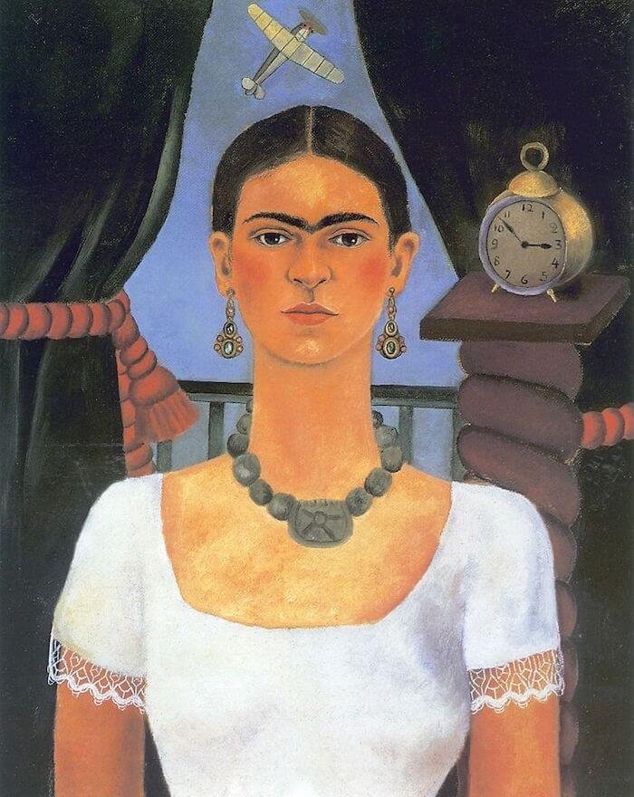   “Self-Portrait - Time Flies” (1929) by Frida Kahlo  