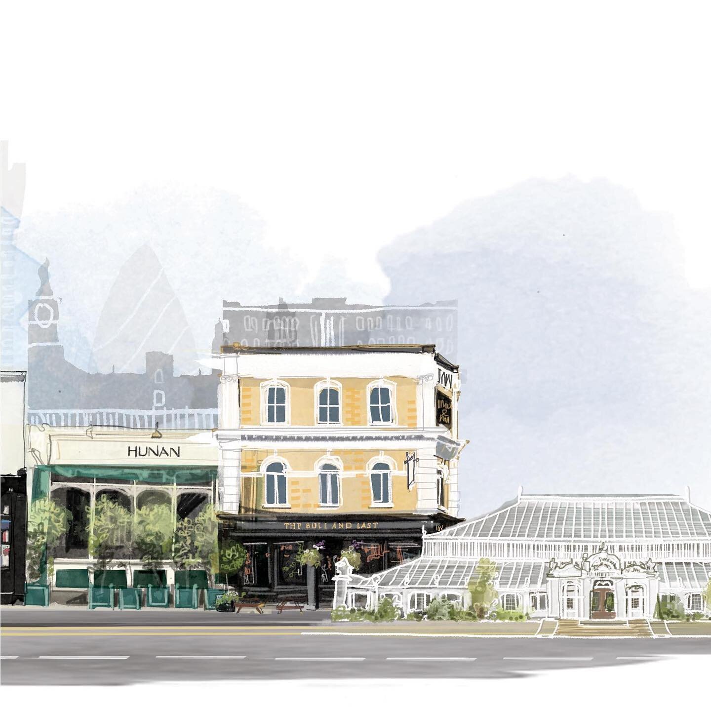 Falling in love with London all over again with this commission for @countrylifemagazine thank you as always @emilyrose_anderson 👌✨

Seeing the city through the eyes and words of @jo_rodgers I loved diving deep into the visual details of her long we
