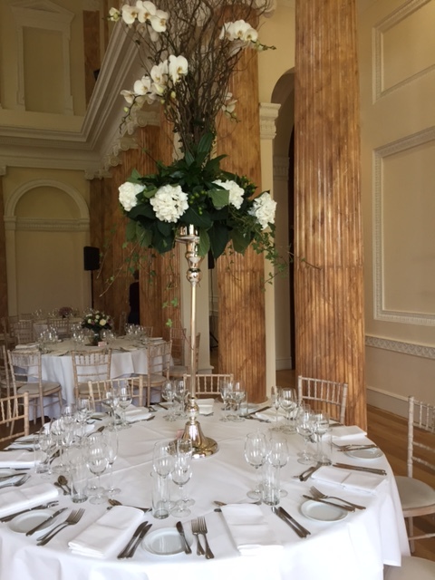 Floral centrepieces by @BlossomDublin