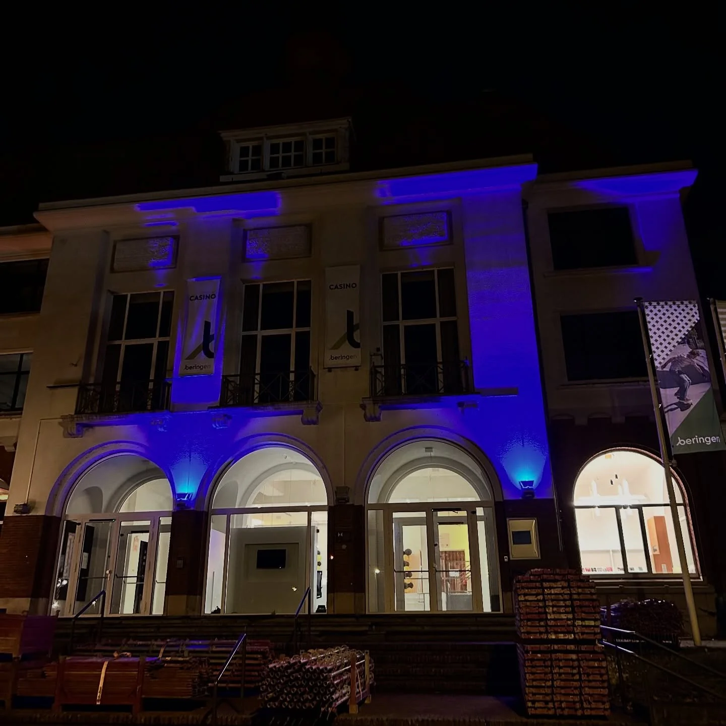 Vanavond kleurt het casino blauw voor Werelddiabetesdag.💙 Met deze actie steunen we het initiatief om meer bewustzijn te cre&euml;ren rond diabetes.