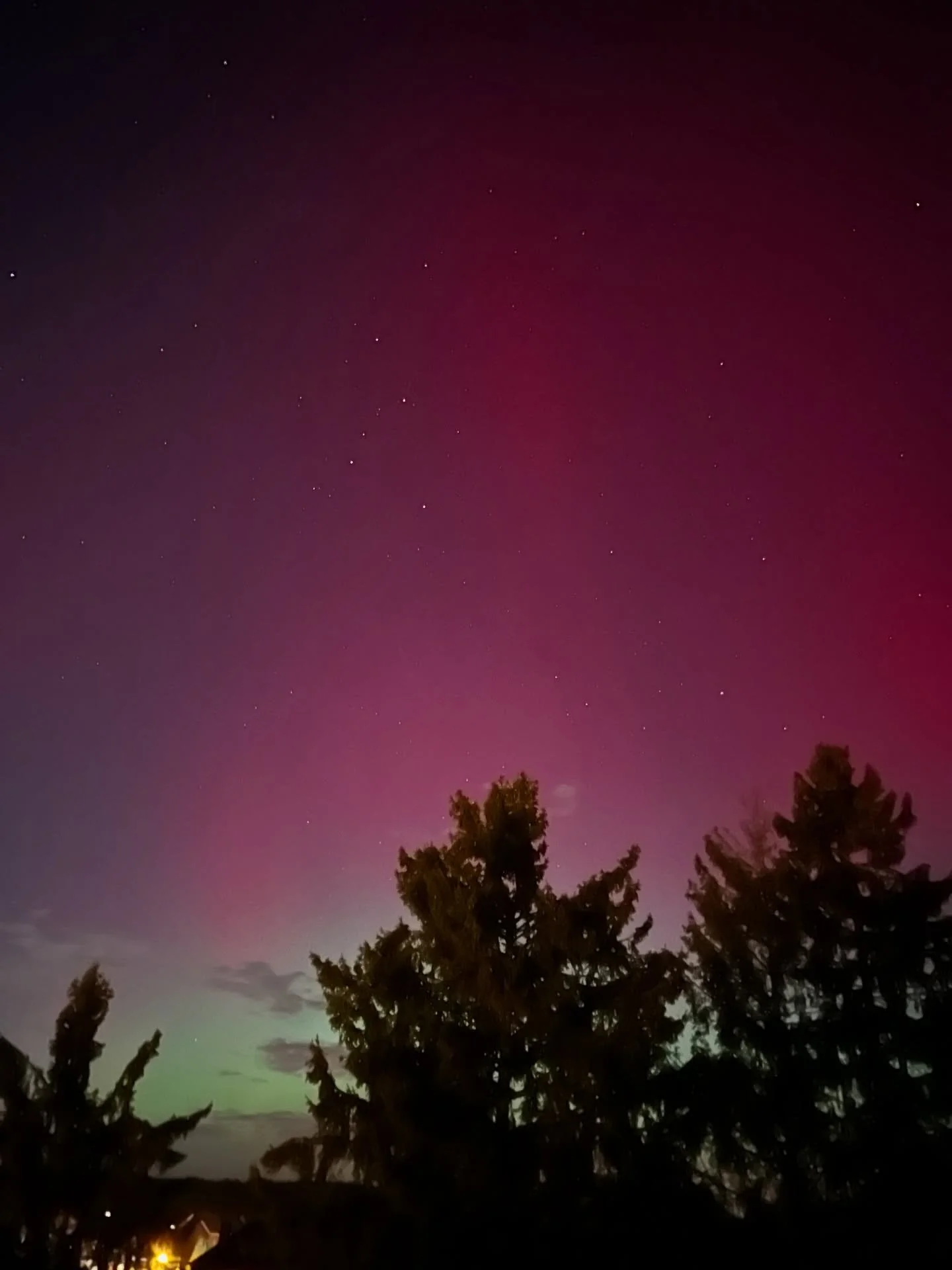 🤩 Hebben jullie gisteren ook het Noorderlicht gespot?