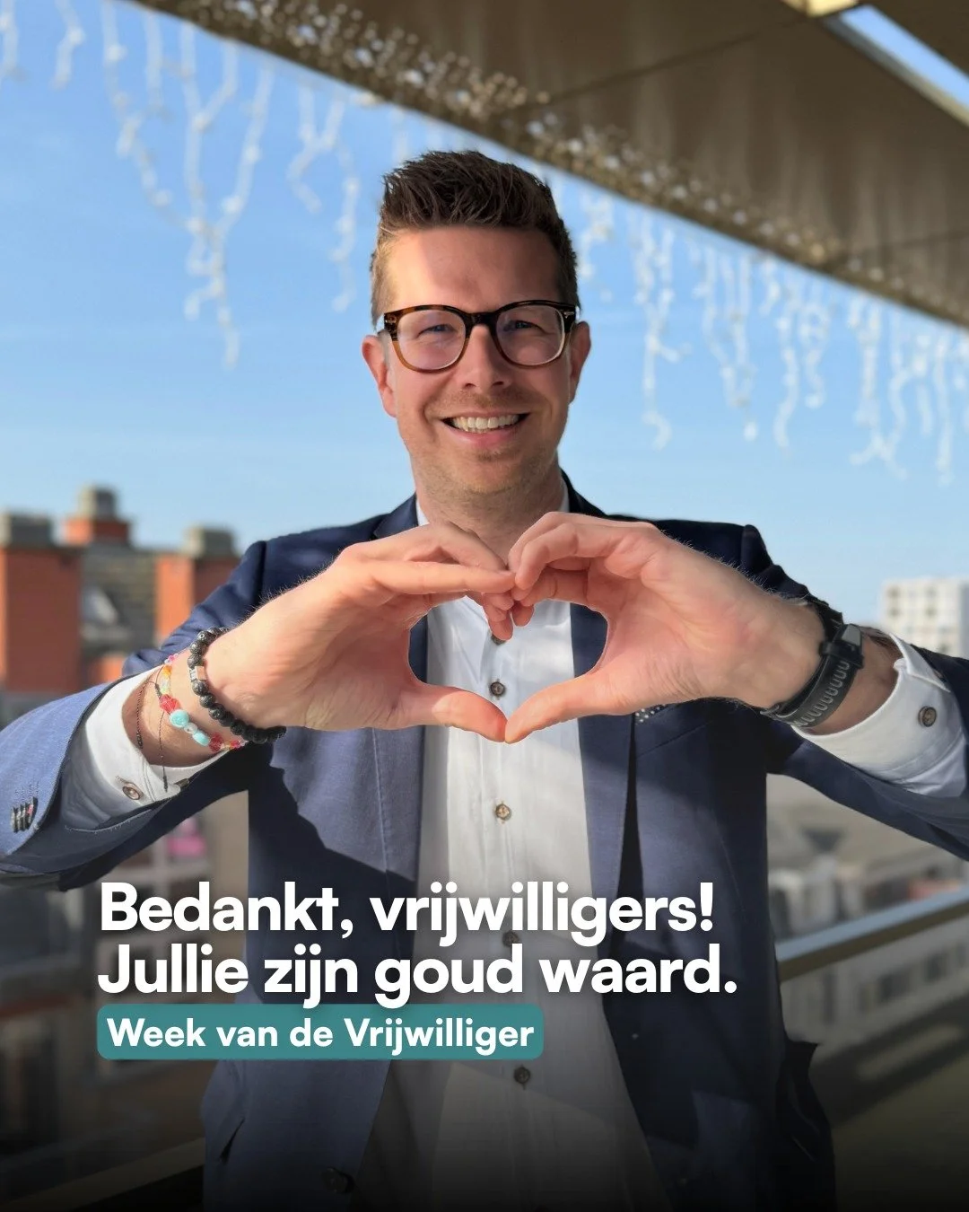 Jullie maken elke dag het verschil.
Met hart en ziel. Dankjewel! 

Draag je alle vrijwilligers in onze stad ook een warm hart toe? Laat hieronder een ❤️ achter! 

#WeekvandeVrijwilliger