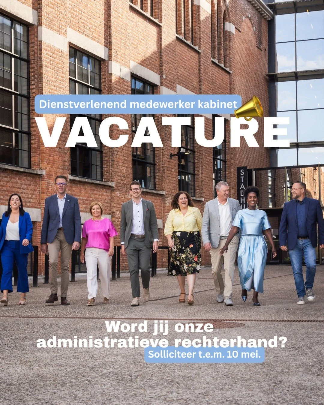 Voor de dagelijkse administratieve ondersteuning van onze schepenen zijn we op zoek naar een enthousiaste dienstverlenend medewerker die van aanpakken weet. 💪
 
👉 Hou je van structuur, kan je vlot schakelen tussen verschillende taken en werk je gra