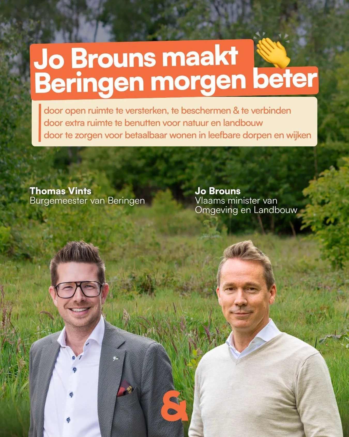 Met het nieuwe ruimteplan voor Vlaanderen zet minister @jobrouns ook de krijtlijnen uit voor Limburg in hoe we de komende decennia omgaan met onze beperkte ruimte om te wonen, werken en leven.

Enkele kernpunten:

🌱Bijkomend ruimtebeslag moet tegen 