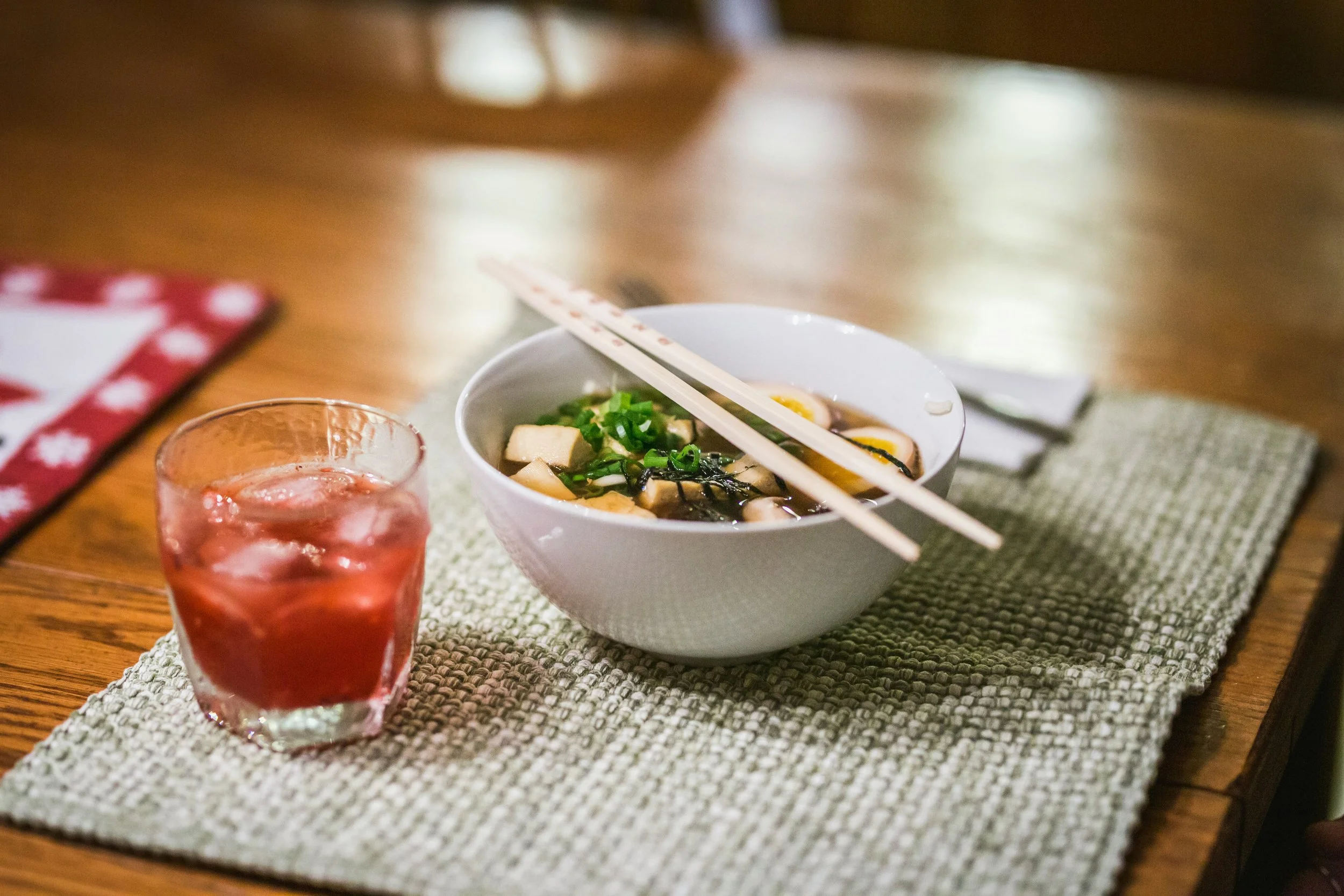 Soupe tom yum au poulet