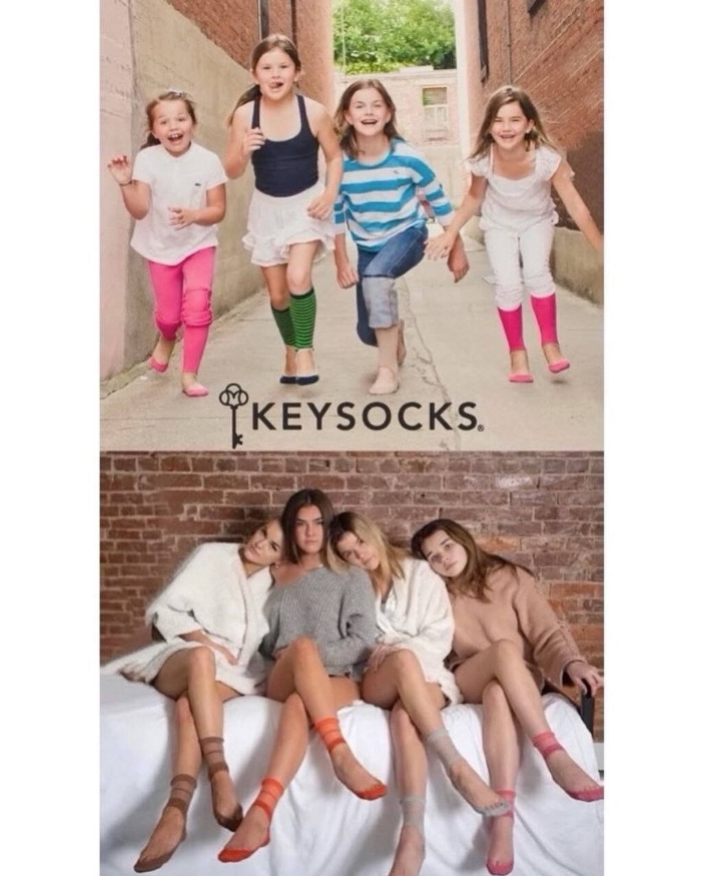 Today, we celebrate our 4 daughters, from  our very first Keysocks photo shoot in 2012 to today! We are sisters on a mission and have raised our girls living and watching what it takes to have an idea; a solution to a problem women and girls have had