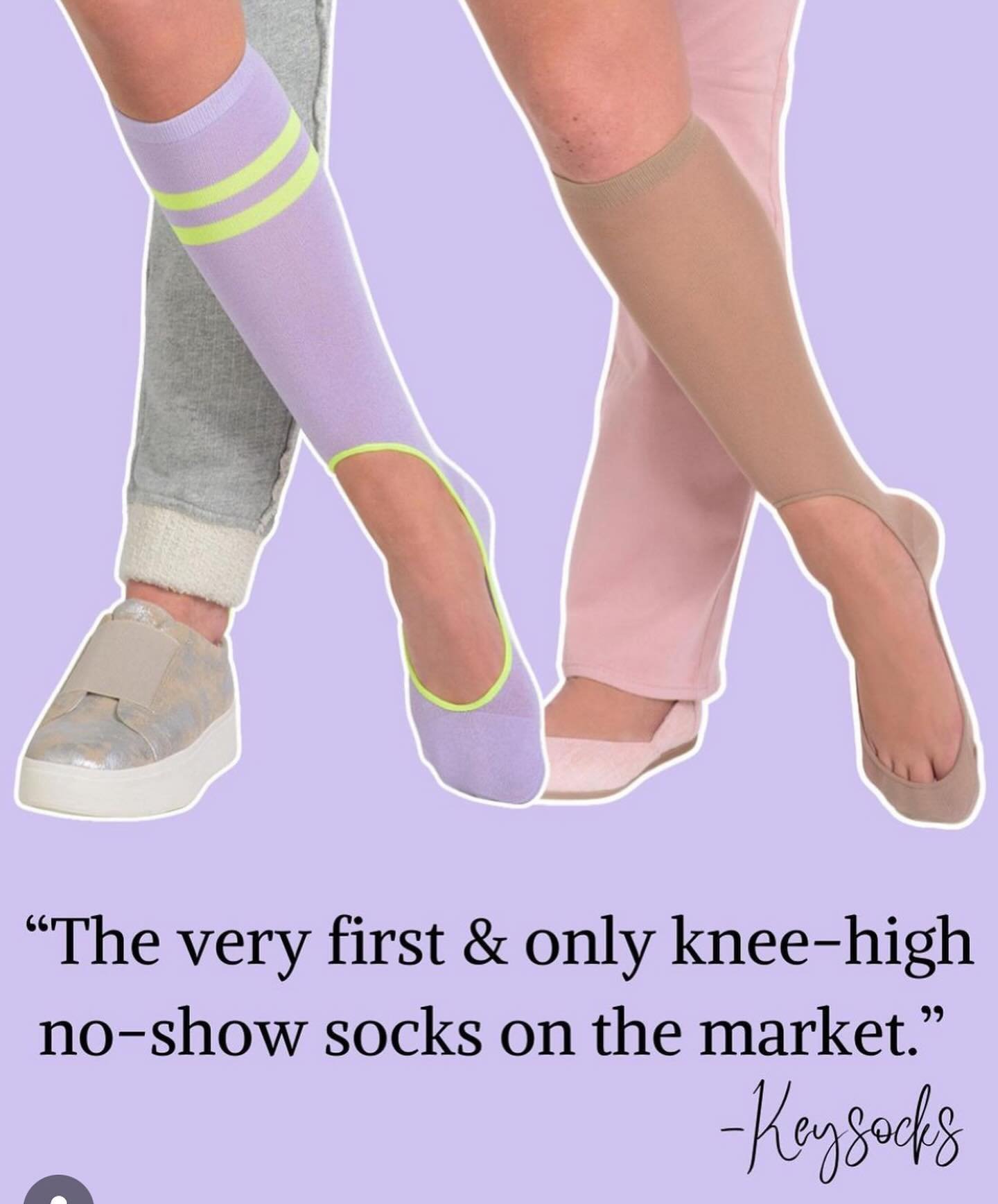 Socks. Socks. Socks. Check out Keysocks + @doublesoul + @vimvigr 💜🗝️🧦 Yes, of course, a necessary addition to your sock drawer! @40boxes 
・・・
No-show, arch support and compression. Discover your sock style with 50% off savings only at 40Boxes.com
