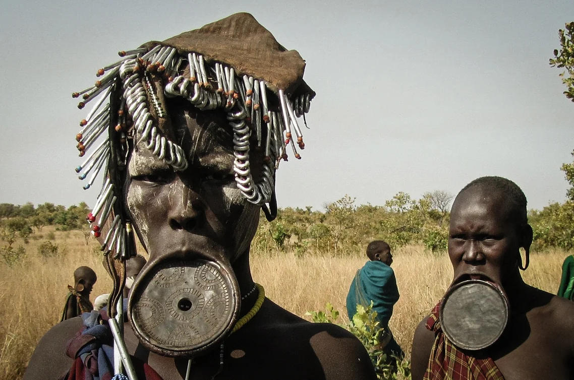 CLAY Lip plate, as used by the mursi tribe in the OMO region of ethiopia, represents female strength and beauty (PHOTO: PIXABAY)