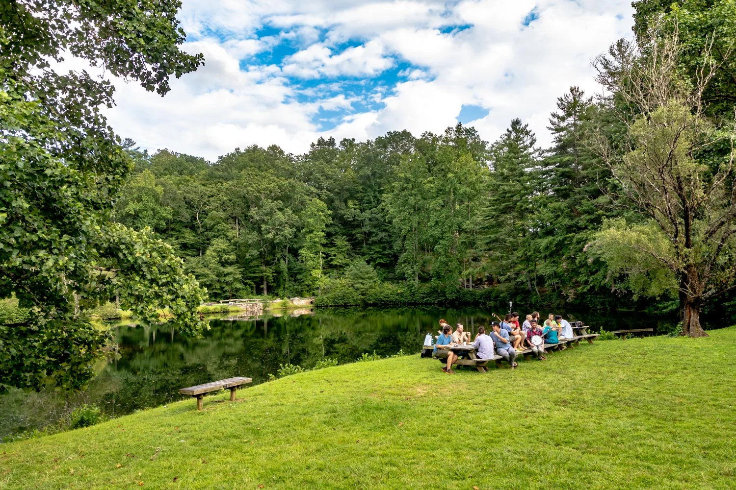 © 2018 Seyl Park. Béla Fleck's Blue Ridge Banjo Camp, Brevard, NC