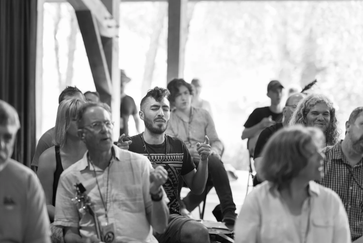 © 2018 Lynne Harty. Béla Fleck's Blue Ridge Banjo Camp, Brevard, NC
