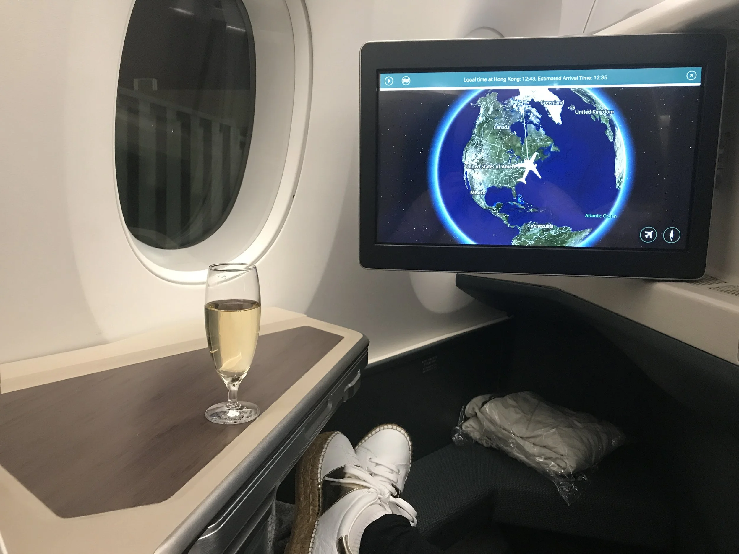 Review: Cathay Pacific Business Class on the A350-900, Newark to Hong Kong