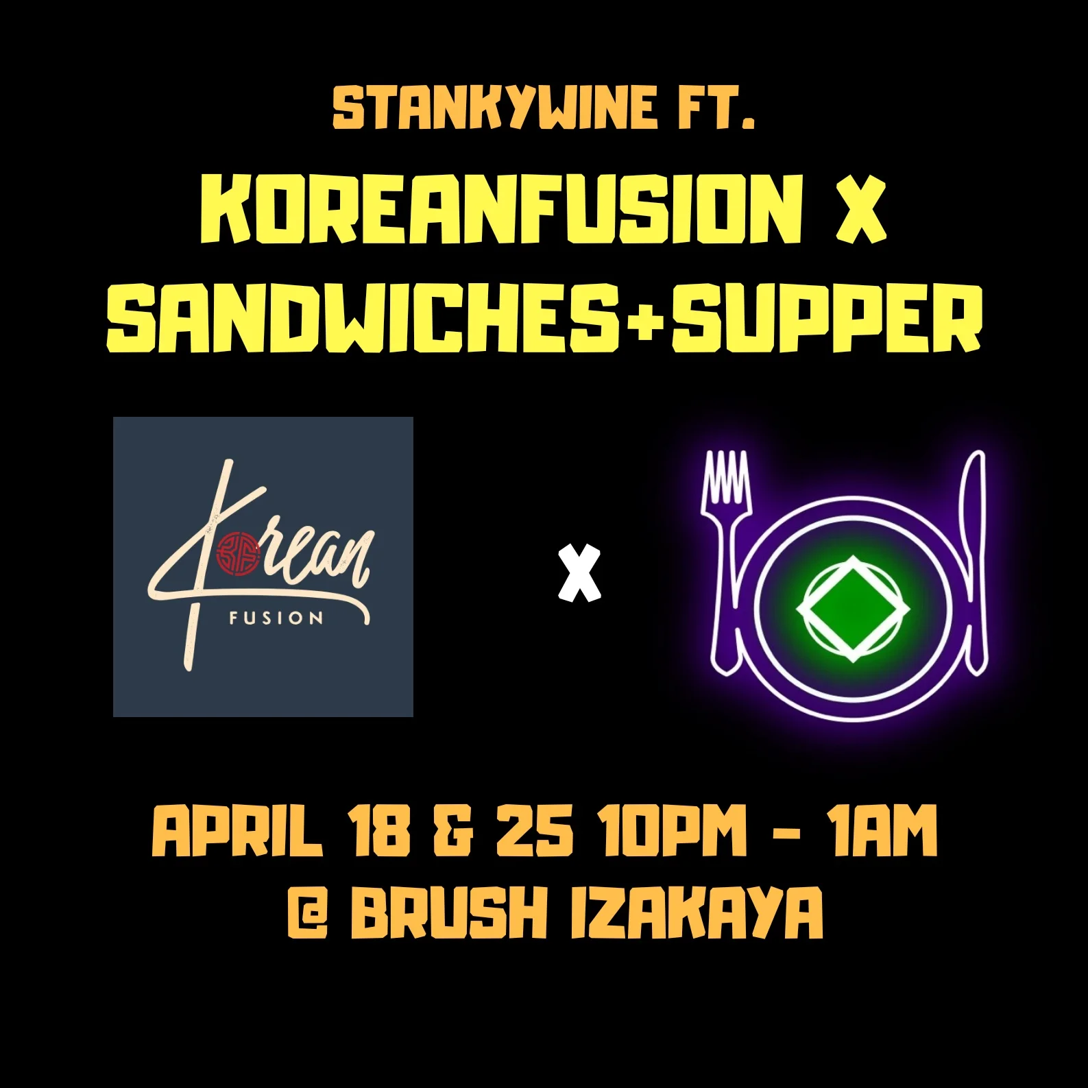 Stankywine x Koreanfusion Pop-up @ Brush