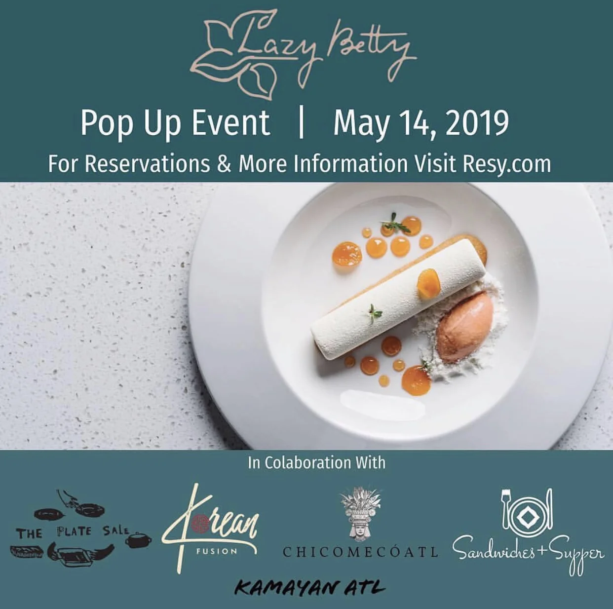 Pop Up Collaboration Dinner @ Lazy Betty