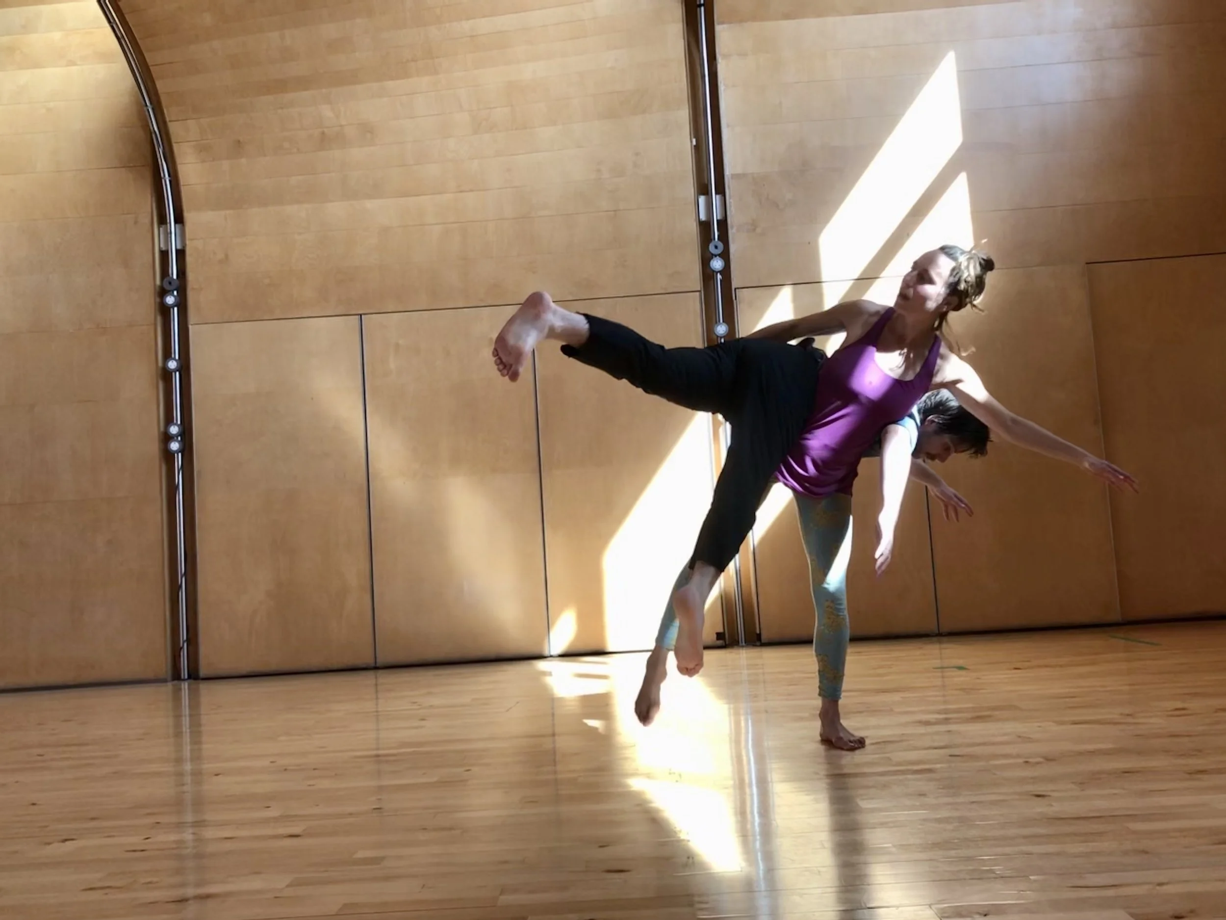 Flow, fall, fly. Contact Improvisation 