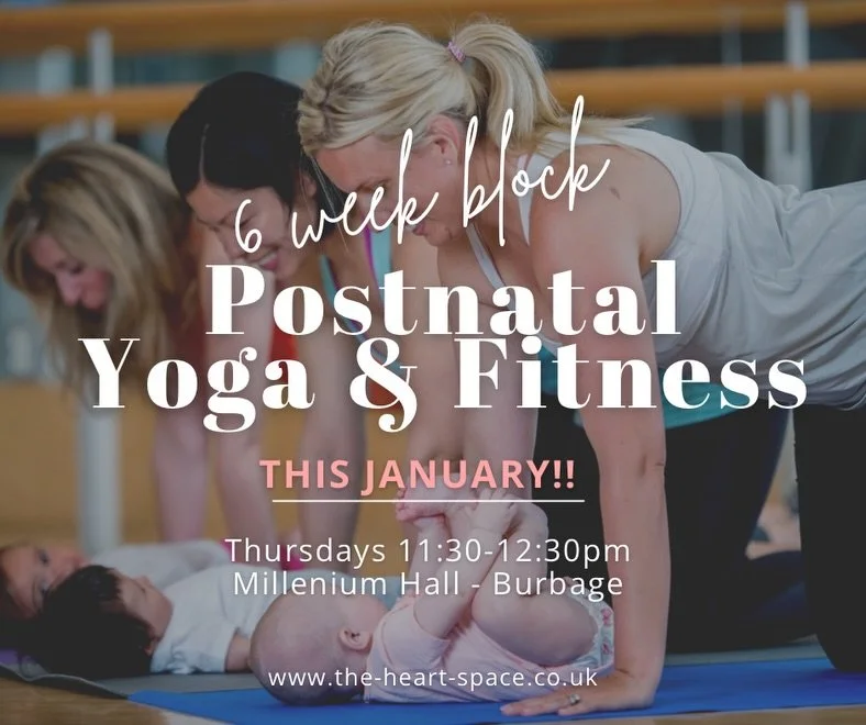 ✨ January Mama &amp; Baby Postnatal Yoga &amp; Fitness Classes ✨BOOKINGS NOW OPEN!! 🌼

📍 Thursdays 11:30&ndash;12:30pm
The Millennium Hall, Burbage

❄️ January 6-Week Block: 8th, 15th, 22nd, 29th Jan, 5th &amp; 12th Feb &ndash; &pound;54
❄️ Can&rsq