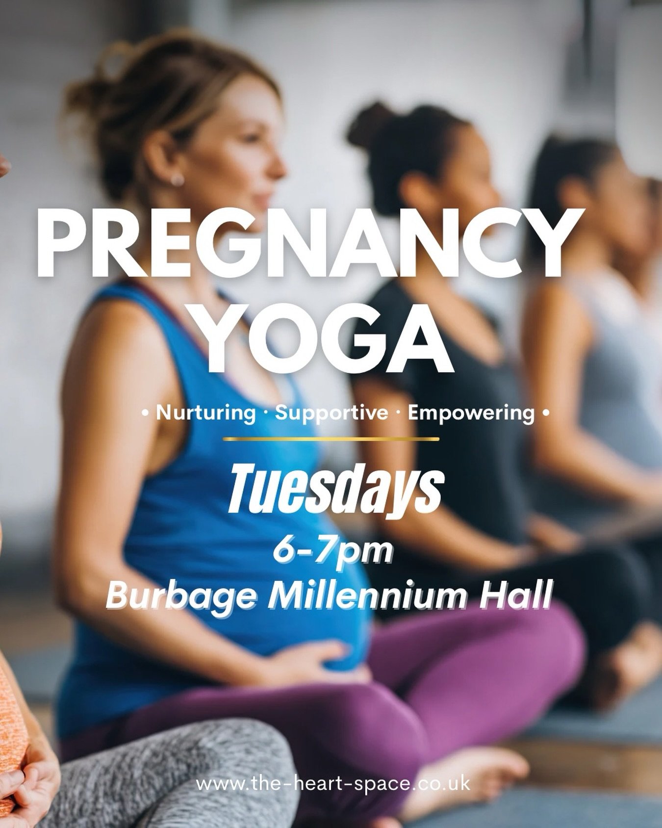 🌺🧘🏻&zwj;♀️Weekly Pregnancy Yoga Classes🤰🏽🌺

✨ Tuesdays 6&ndash;7pm | The Millennium Hall &ndash; Burbage
&bull; Pay as you go &pound;10
&bull; 4-class package &pound;36 (use over 5 weeks from date of purchase)

A calm, supportive space to move 