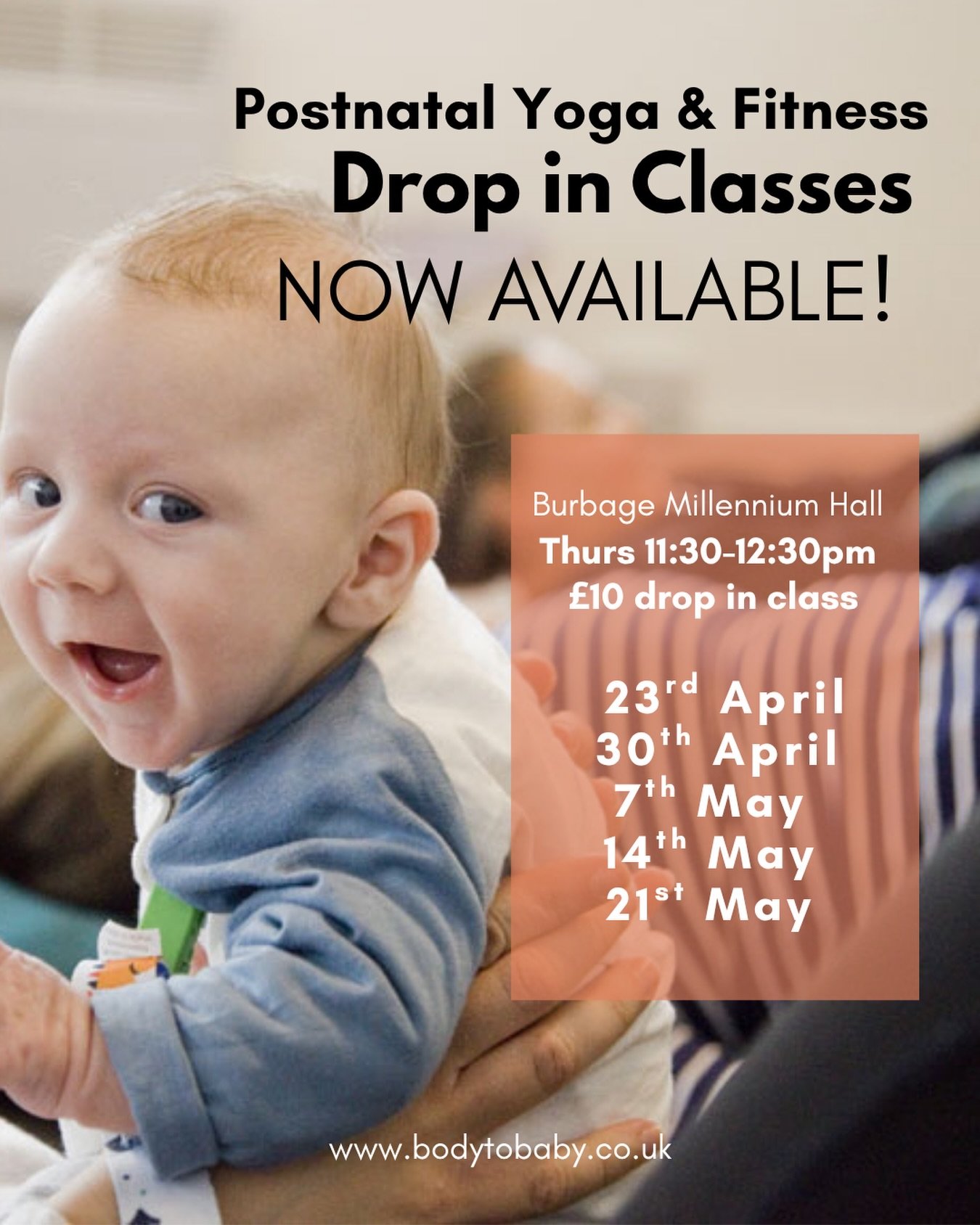 ✨Postnatal Yoga &amp; Fitness &ndash; Drop in NOW Available✨ 

Our blocks are already up and running, and there are just 4 spaces left each week for drop in bookings 🙌🏻

If you&rsquo;ve been thinking about joining but couldn&rsquo;t commit to the f