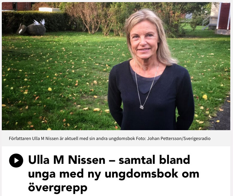 Bokprat i SR P4 Kristianstad med trevliga journalister i morse.