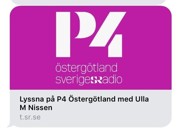 Intervju i P4 Radio Östergötland 2017-10-20