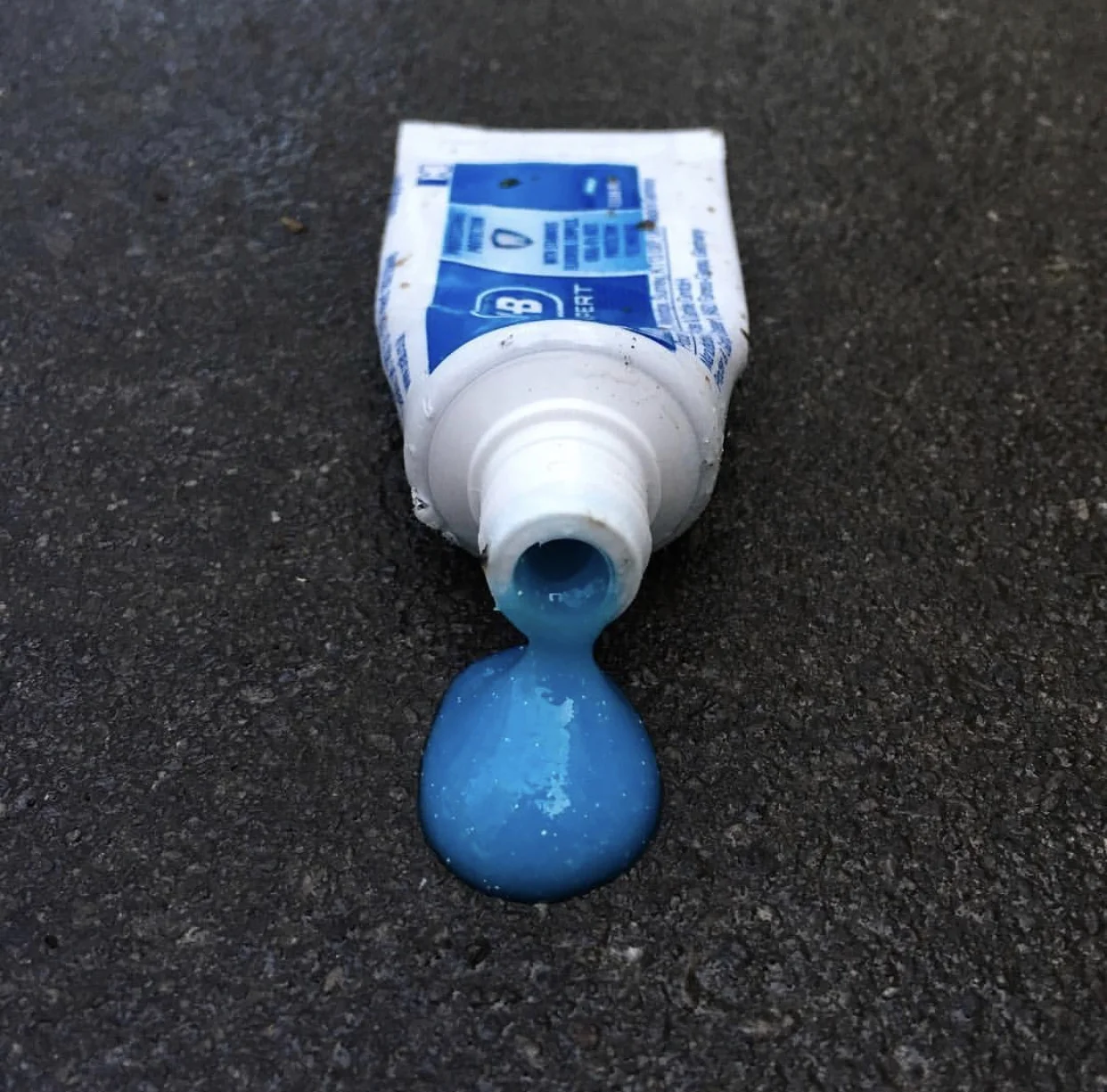 Toothpaste, Someone's Rubbish, Brighton and Hove, ©ChloeJuno,2017.jpeg