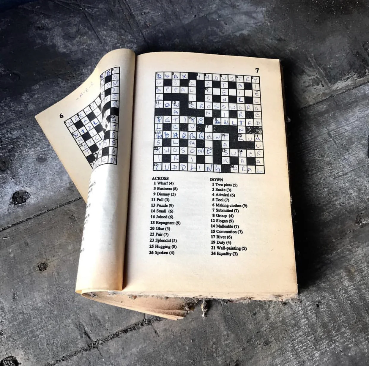 Crossword Book, Someone’s Rubbish, Brighton and Hove, 2018, Chloe JunoSomeone’s Rubbish - I have spent 5 years taking photographs everyday, looking at life now via the objects we discard. This is ongoing work and the rubbish pile is growing in size.…