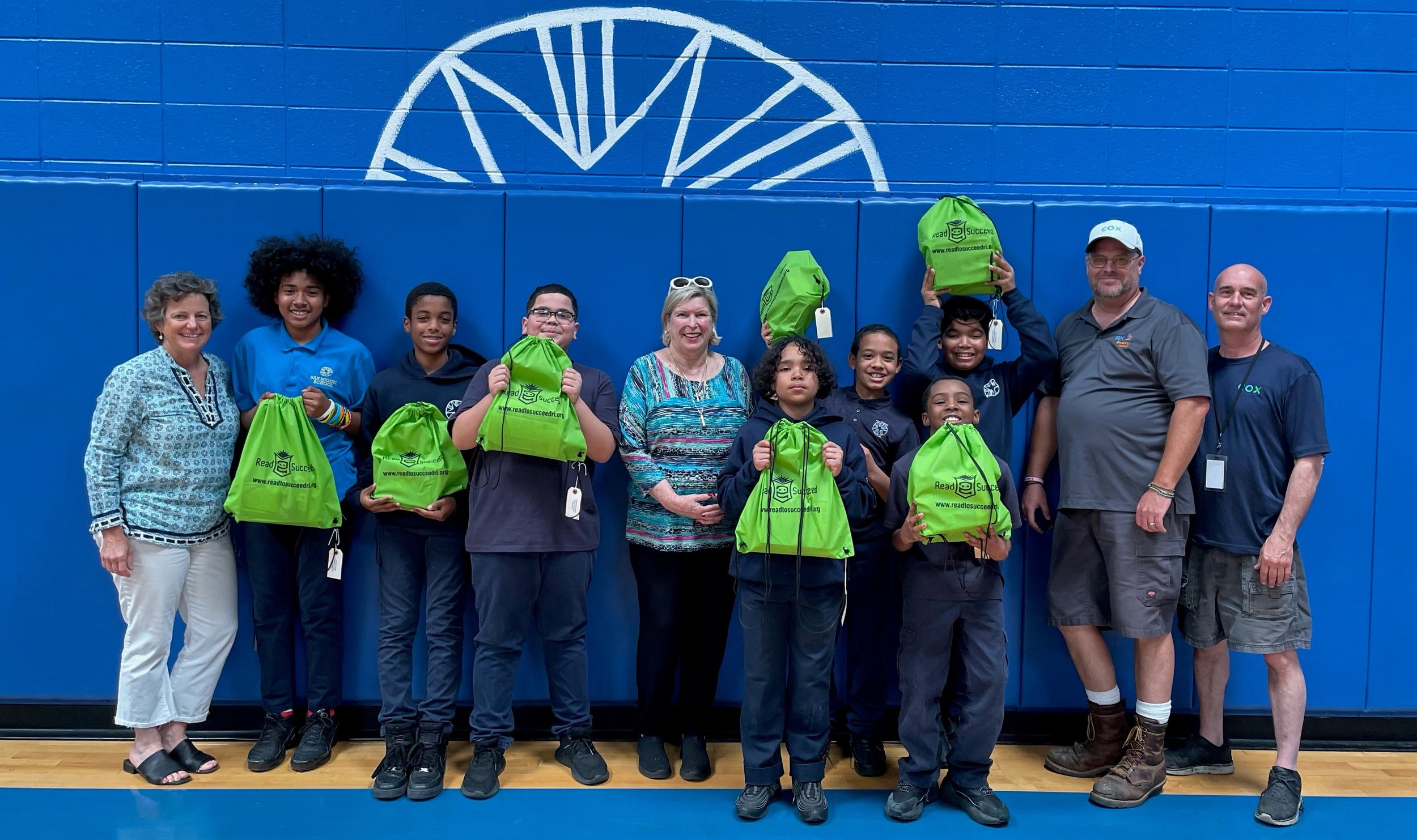 2023 Read to Succeed and Cox Communications book delivery to San Miguel School.jpg