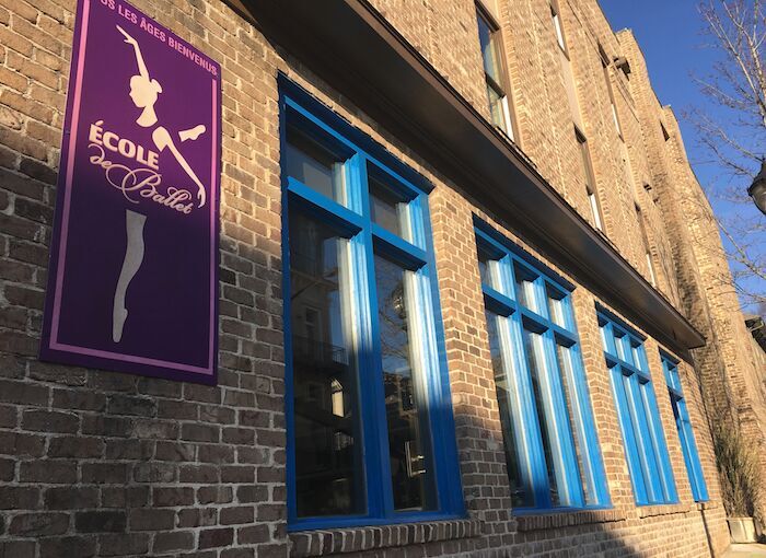 VISTA BECOMES A BALLET STUDIO.