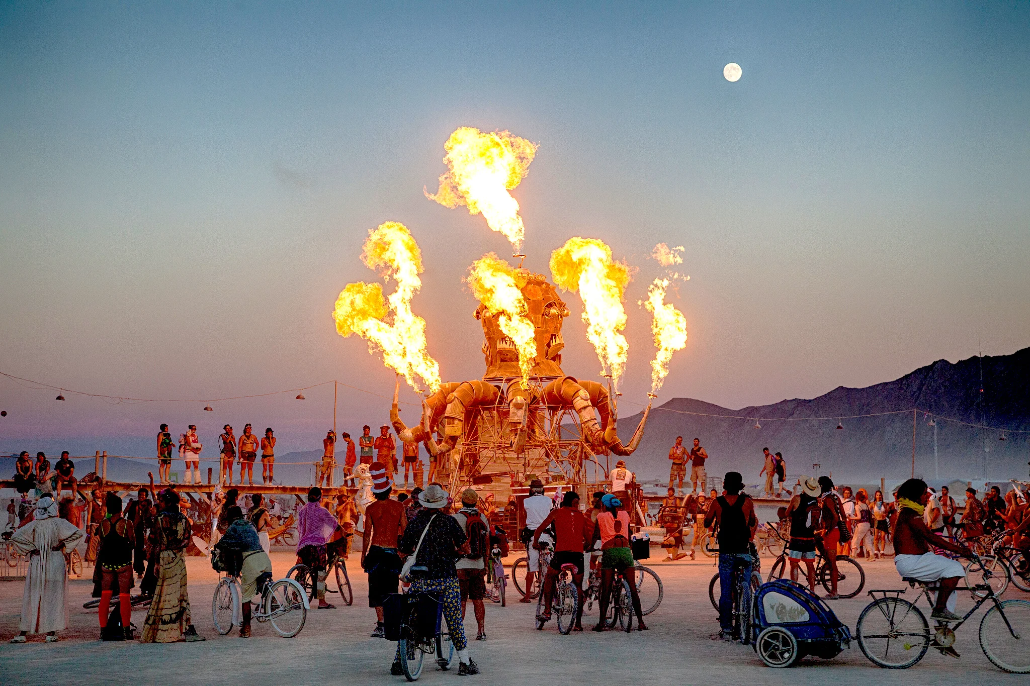 For nine days, spectacles abound in the Nevada desert.