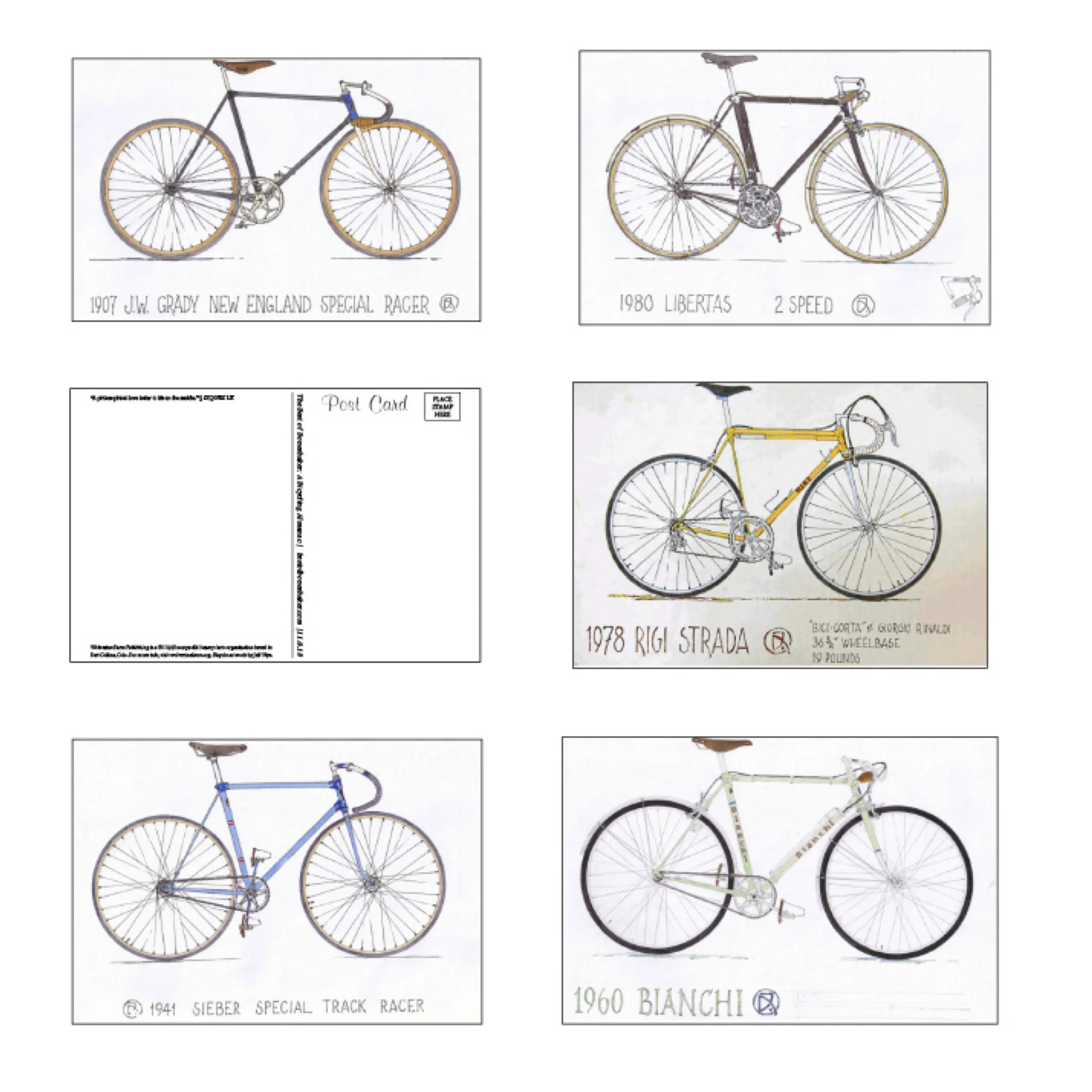 Collection of Postcards (5) by Cover Artist Jeff Nye