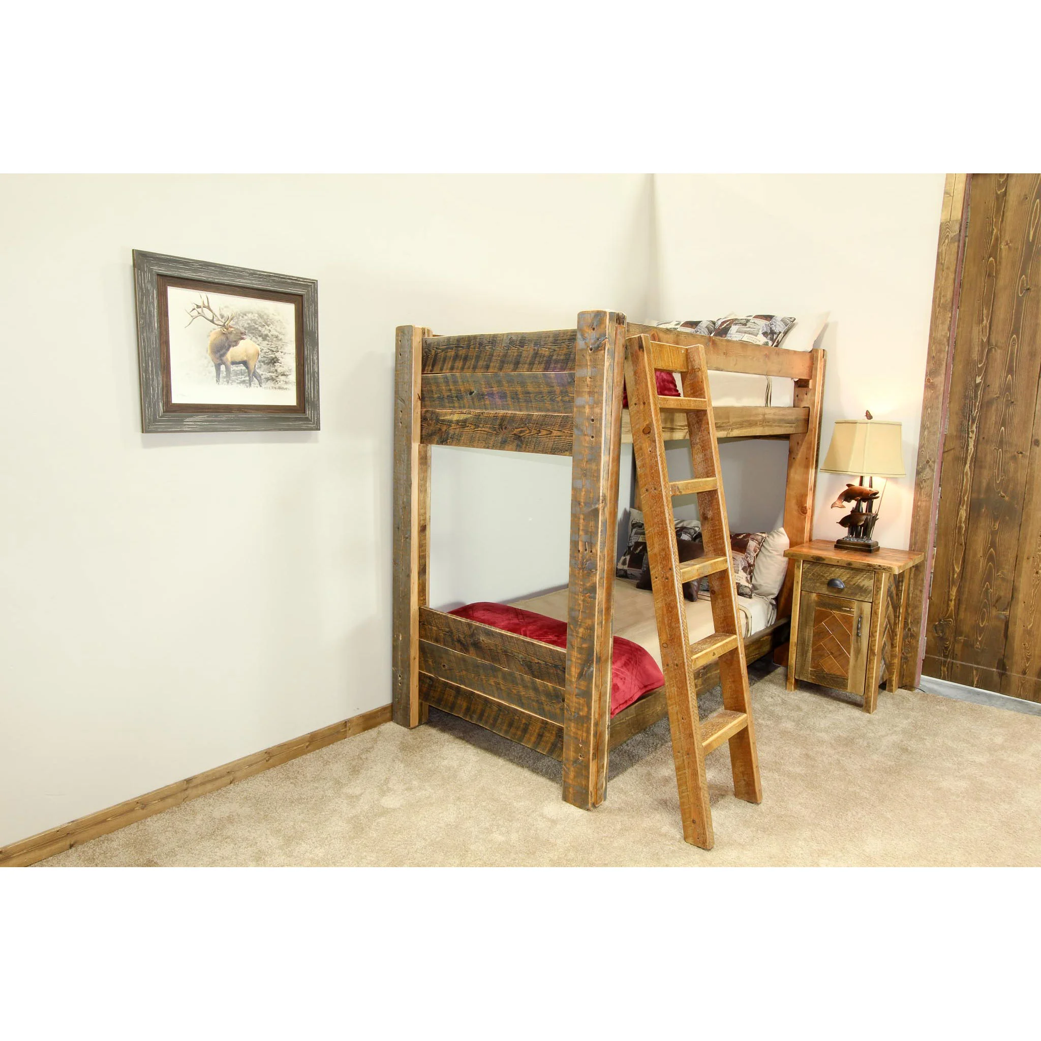 spanish peaks Straight plank shown in barnwood.
