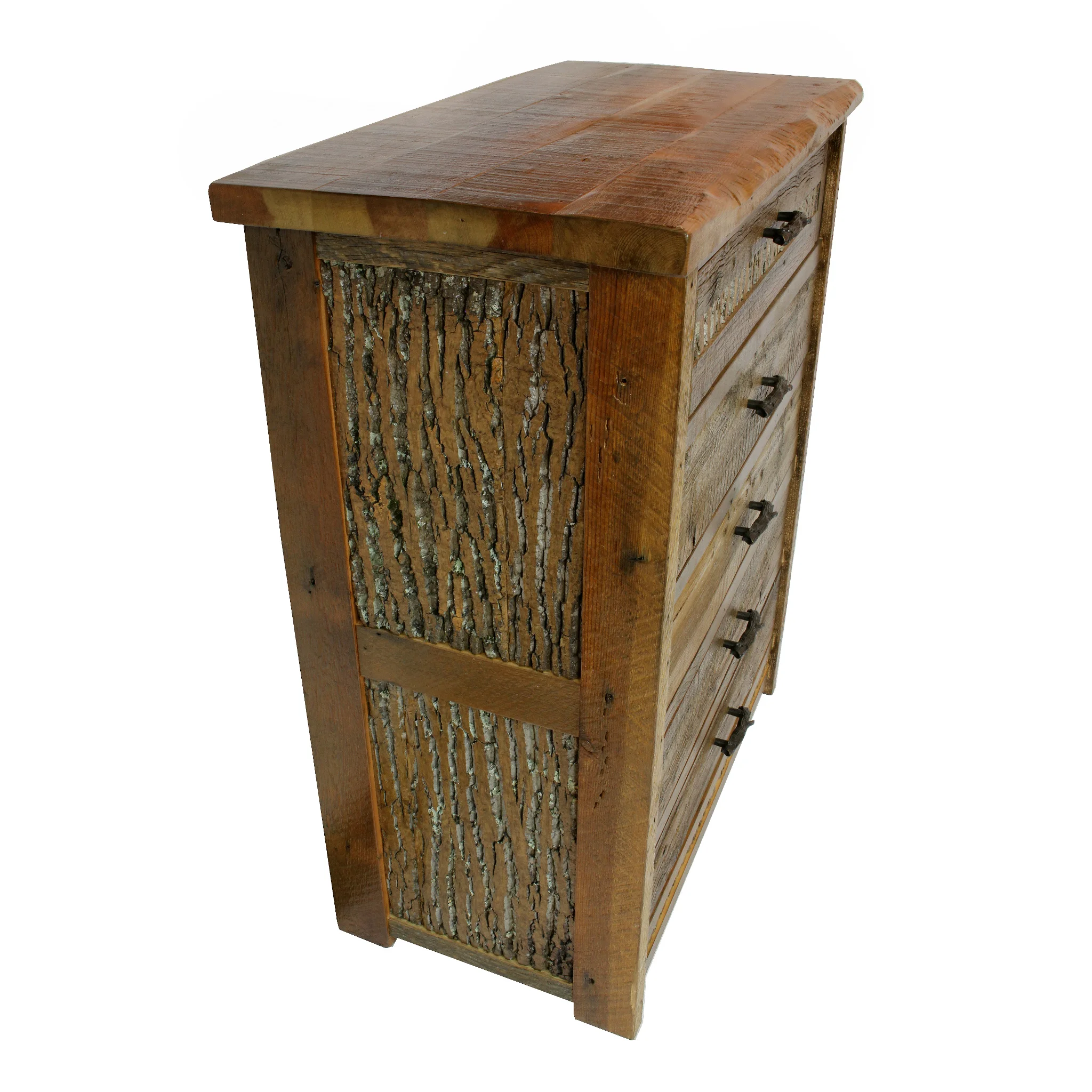 mountain side dresser Shown in reclaimed barnwood. Available in 4, 5 or 6 drawers. Part of the Mountain Side collection.