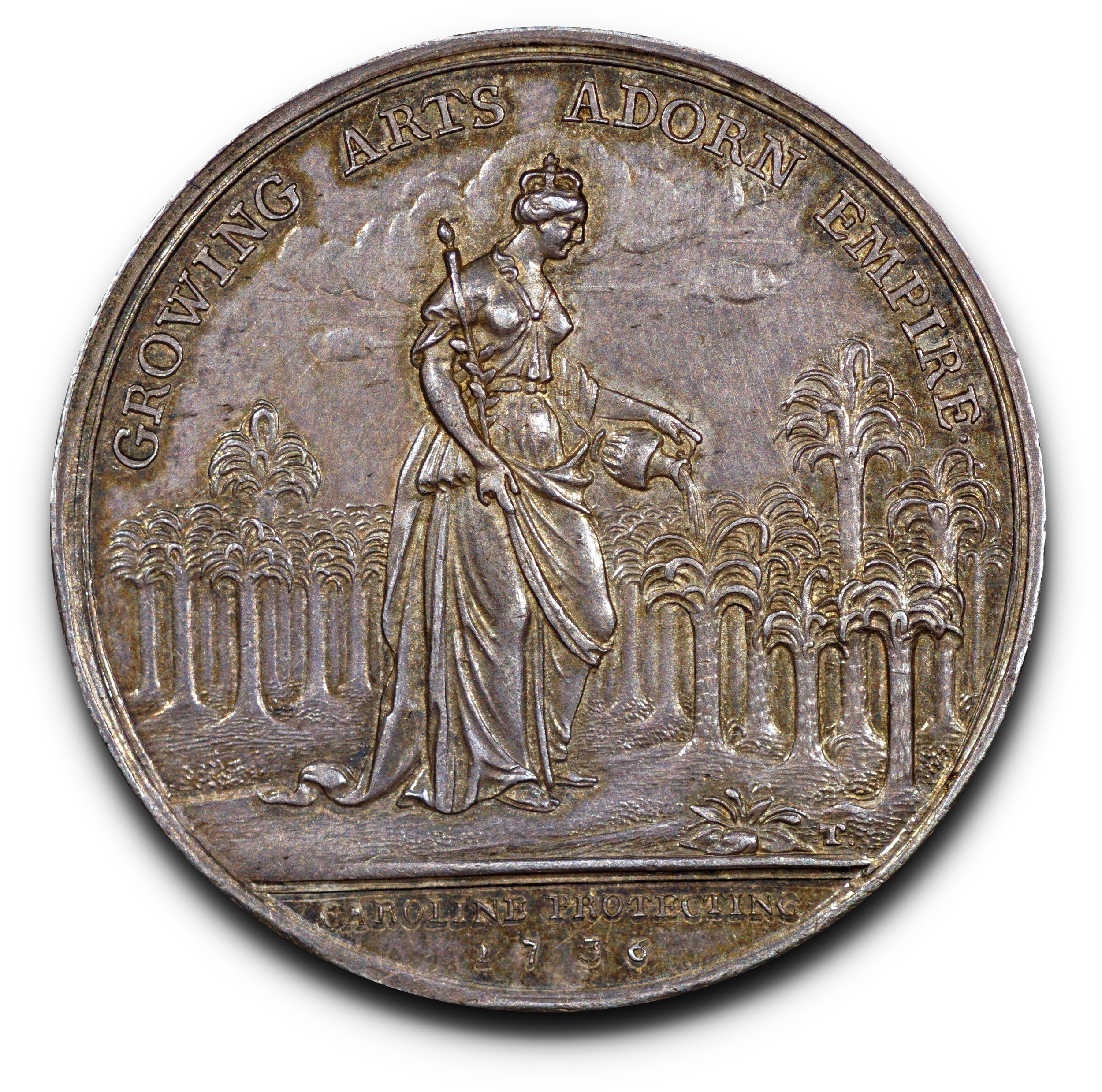 Jernegan's Cistern Medal, Betts-169, AU-Unc.