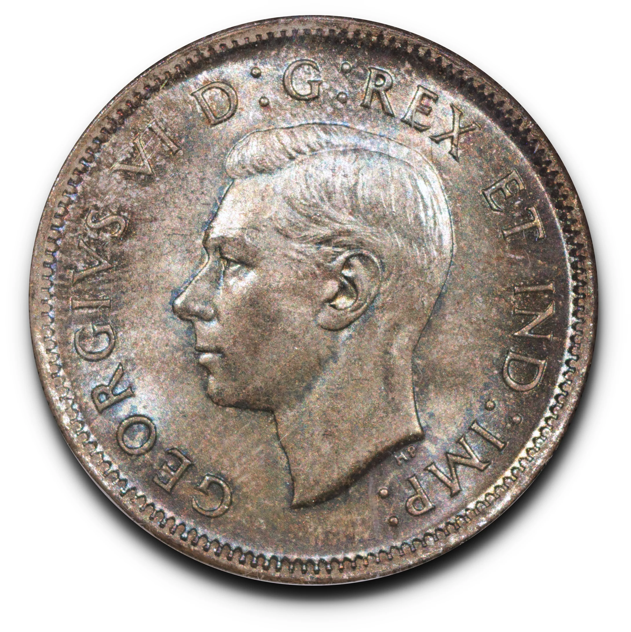 Canada 1937 25 cents quarter caribou George VI MS65 NGC