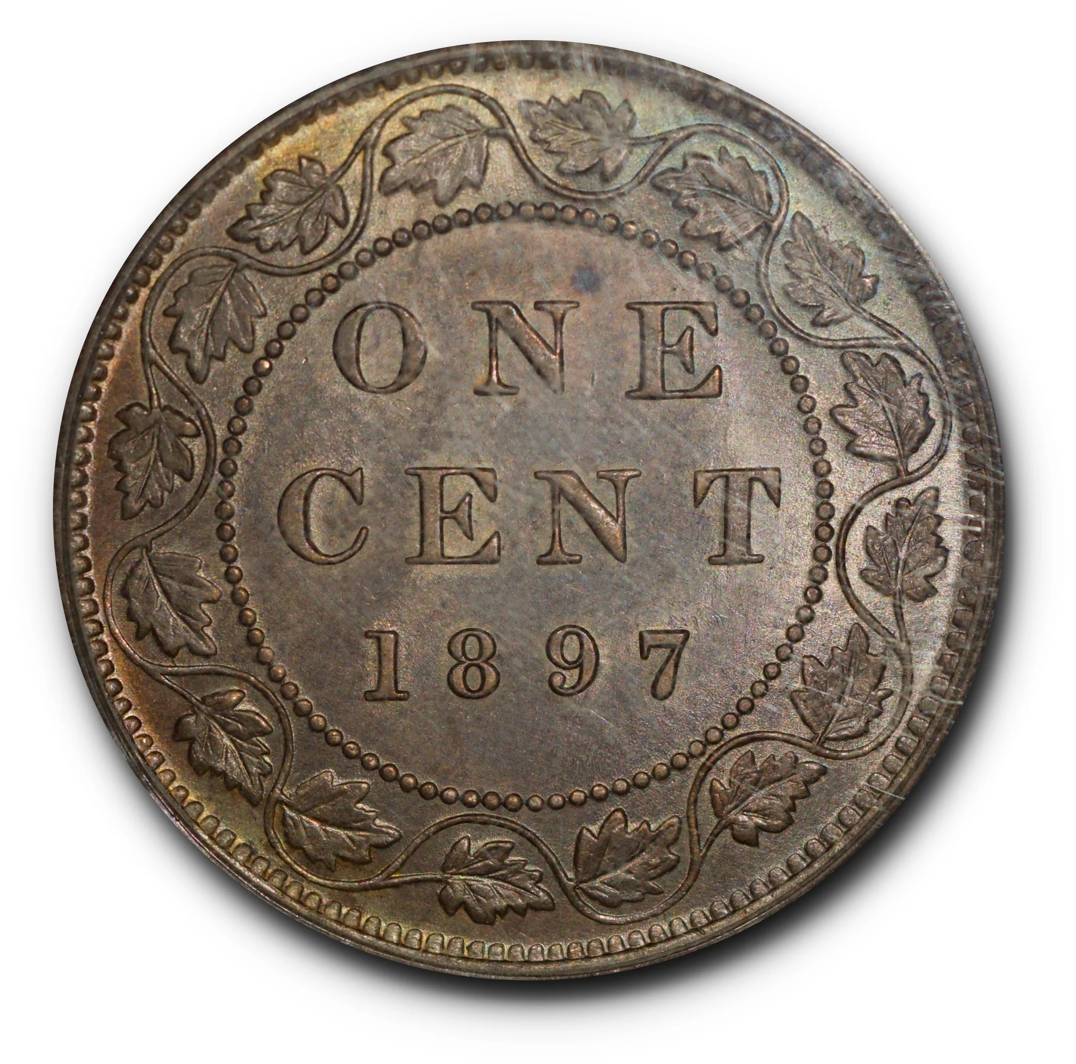 1897 Canada Large Cent MS64 Brown PCGS Old Green Holder.