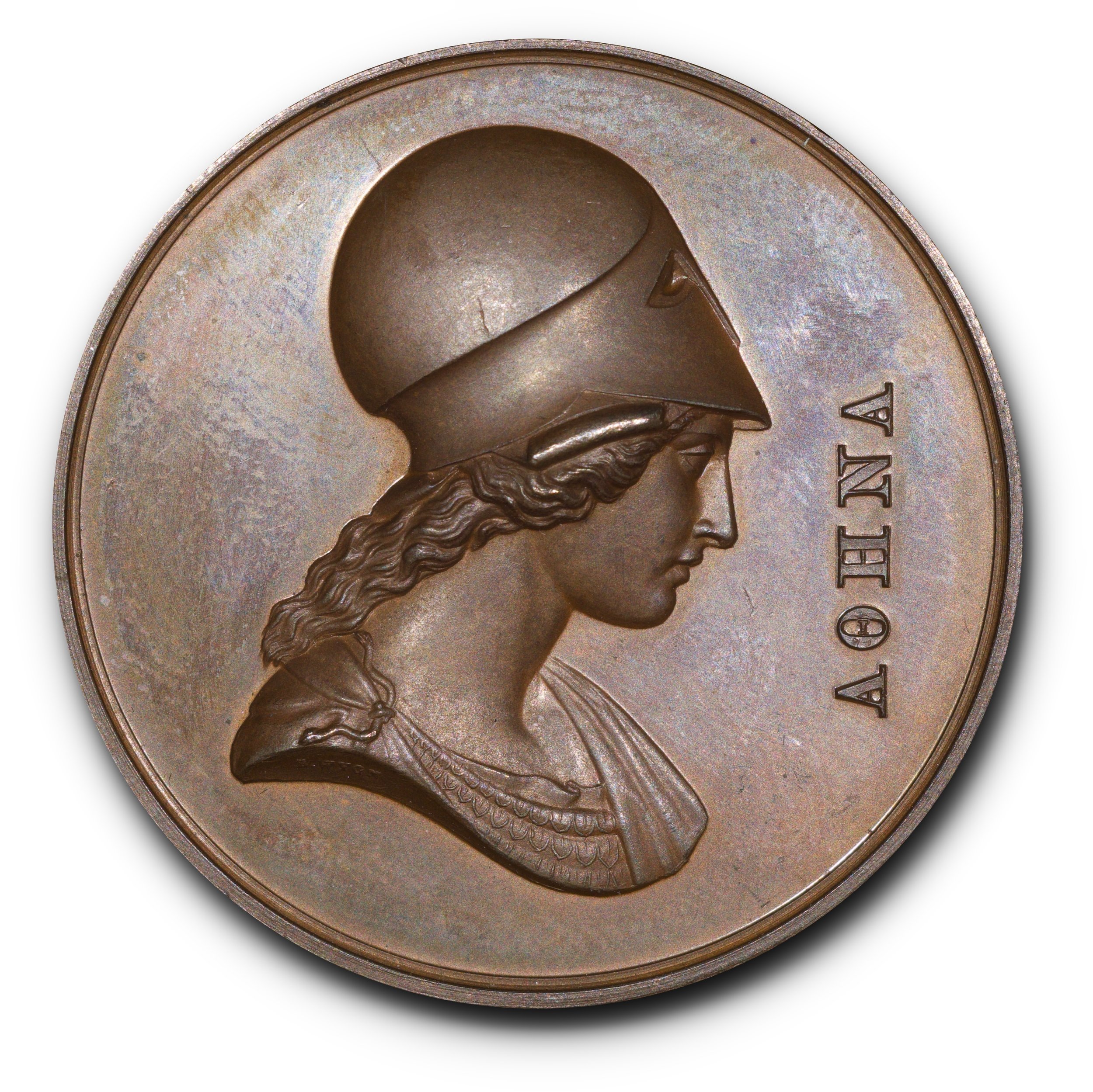 University of New Brunswick Bronze Medal by Wyon, Leroux-399, Breton-161, McLachlan-CCCCXIII