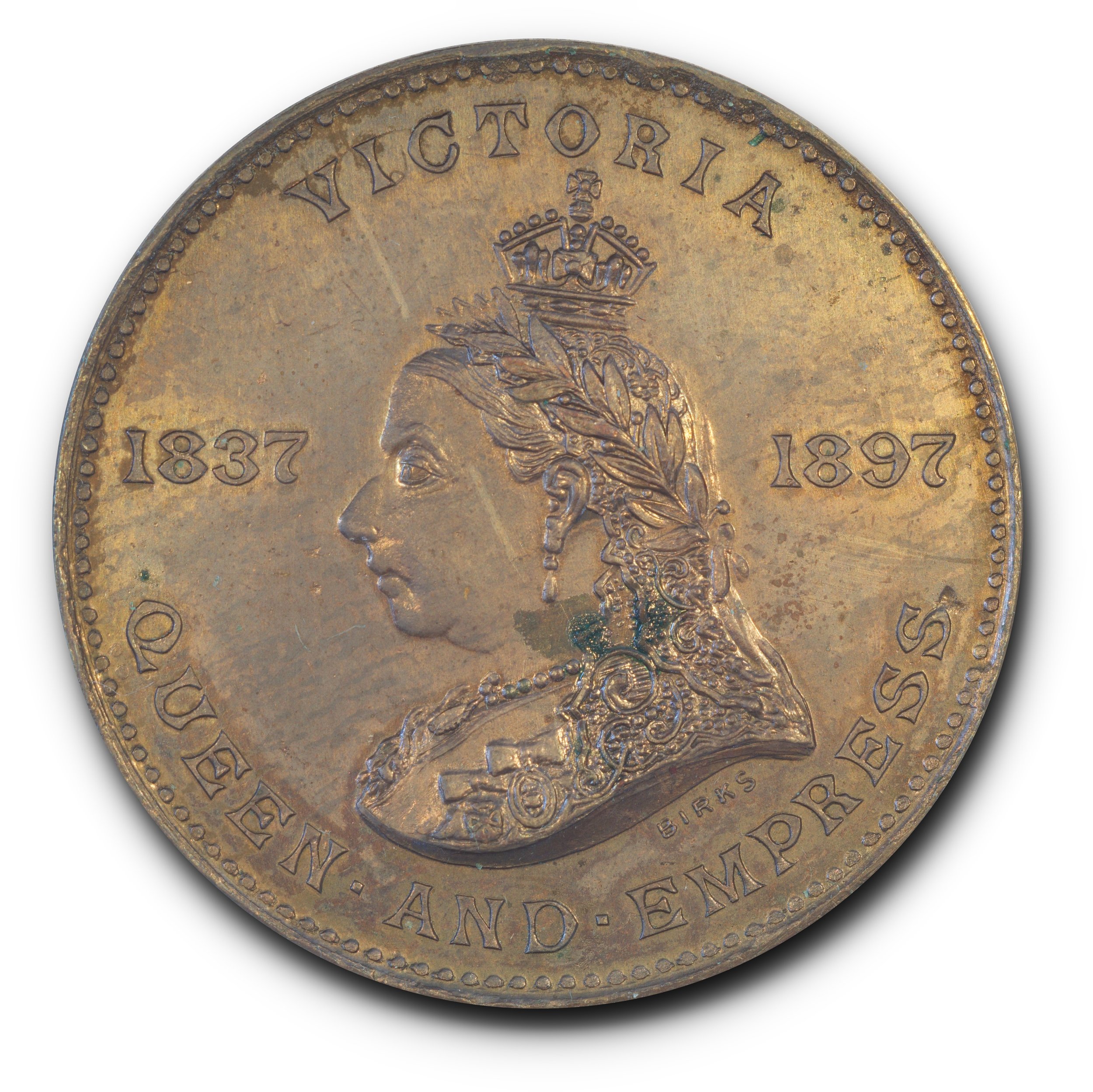 1897 Queen Victoria Diamond Jubilee -- Montreal Protestant Board of School Commissioners. Leroux-1875.