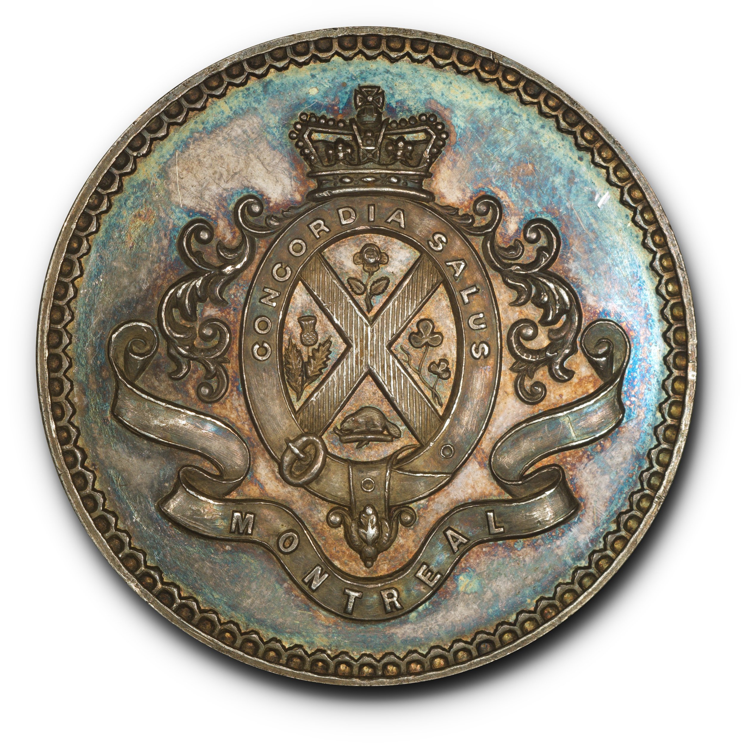 Montreal Canine Association Silver Medal. Charlton-2185.