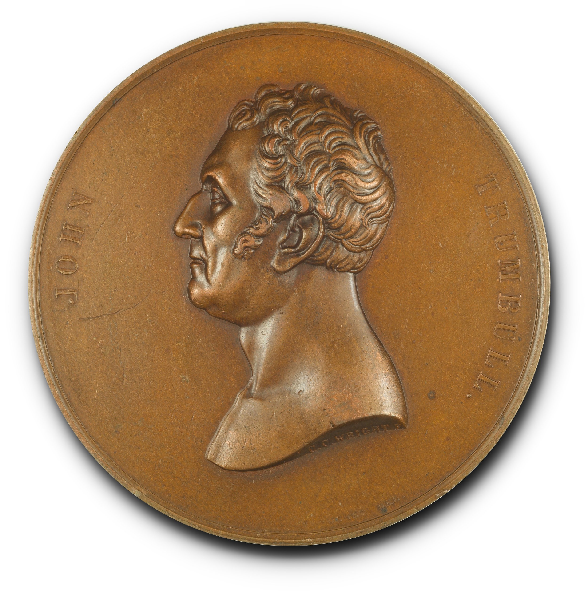 1849 American Art-Union Medal, John Trumbull, Julian PE-35.