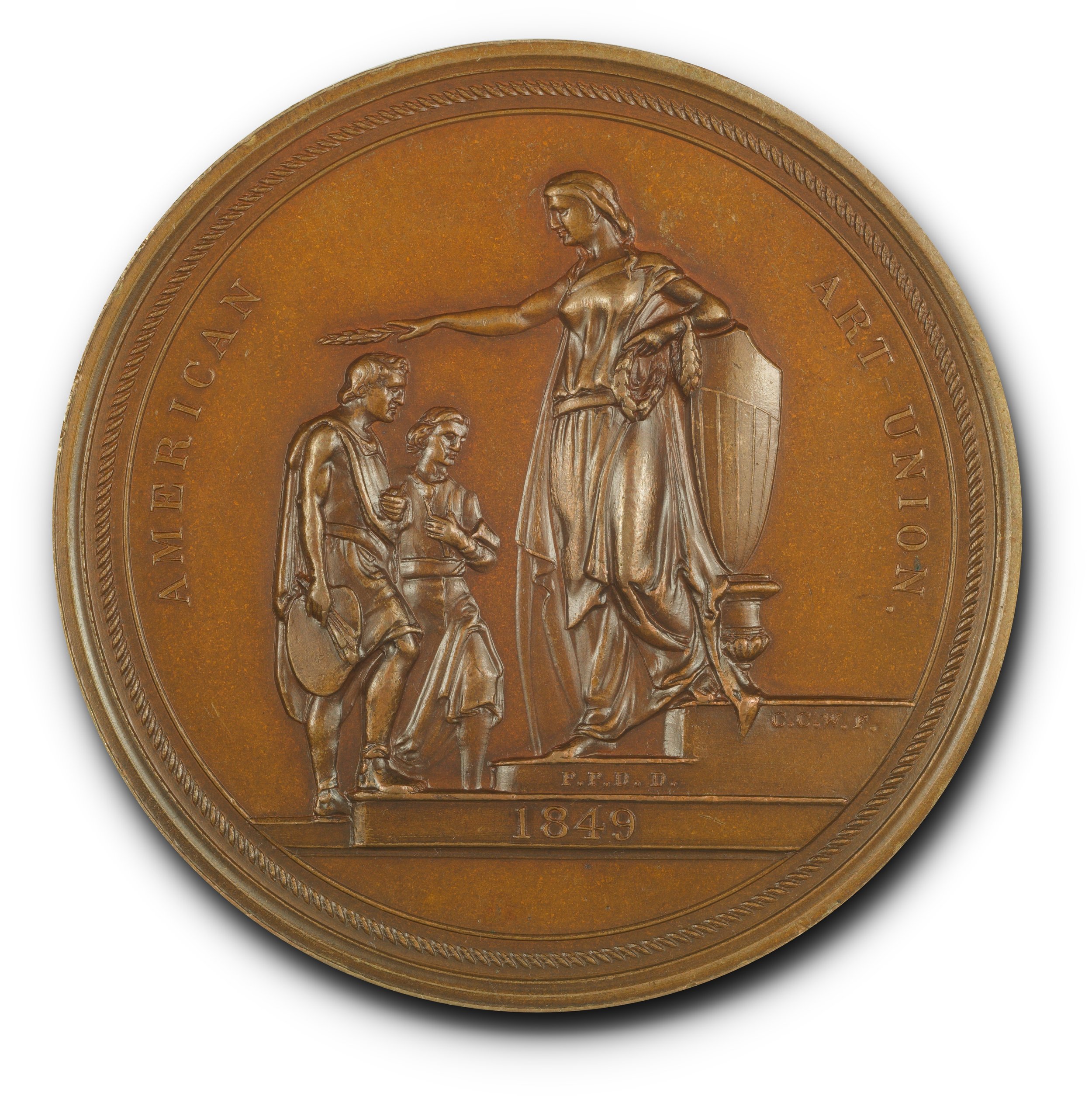 1849 American Art-Union Medal, John Trumbull, Julian PE-35.